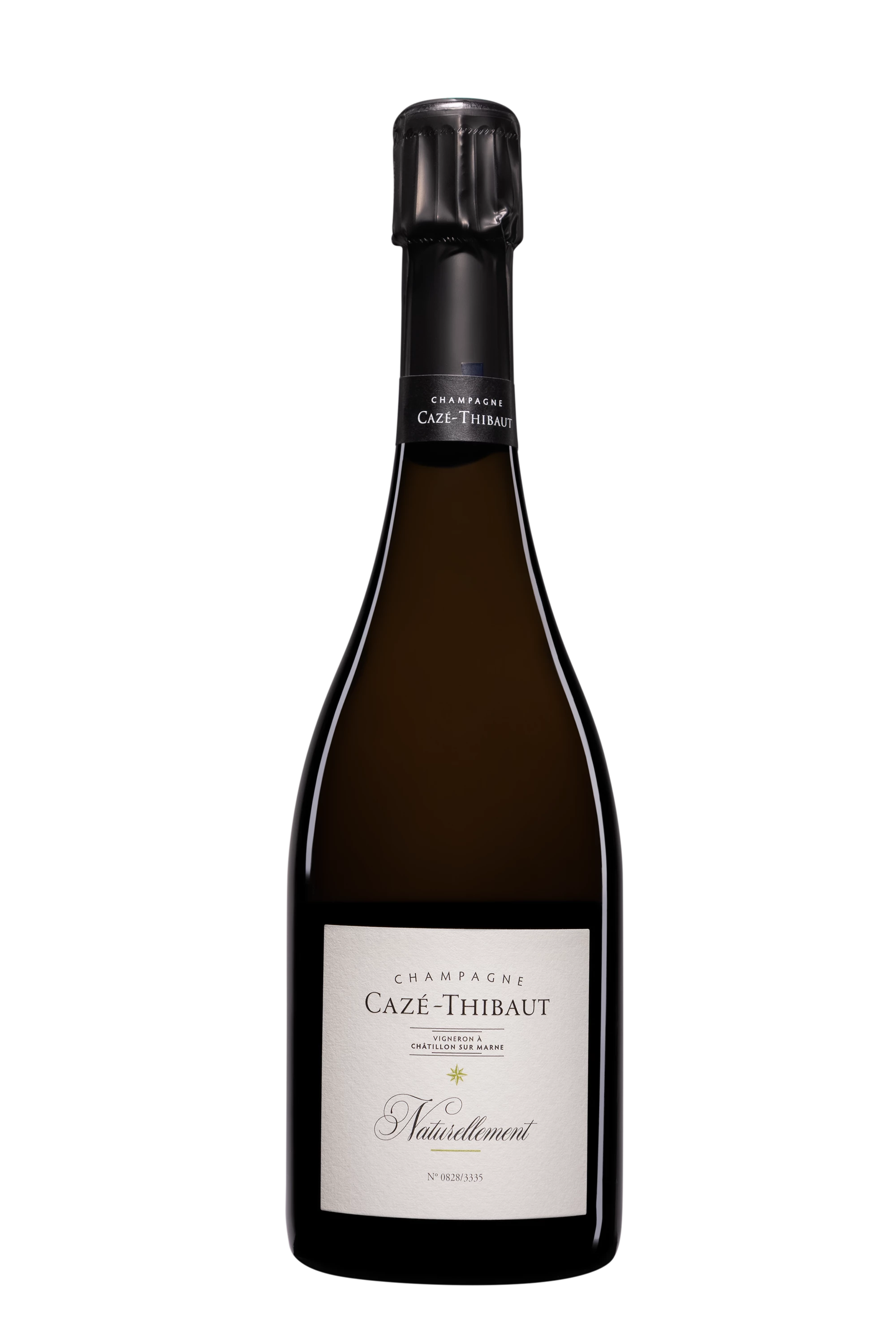 Domaine Cazé-Thibaut - Champagne Extra-Brut Blanc de Noirs "Naturellement" Blanc NV Dégorgement 15 Feb. 2024 12.5°, 75cl