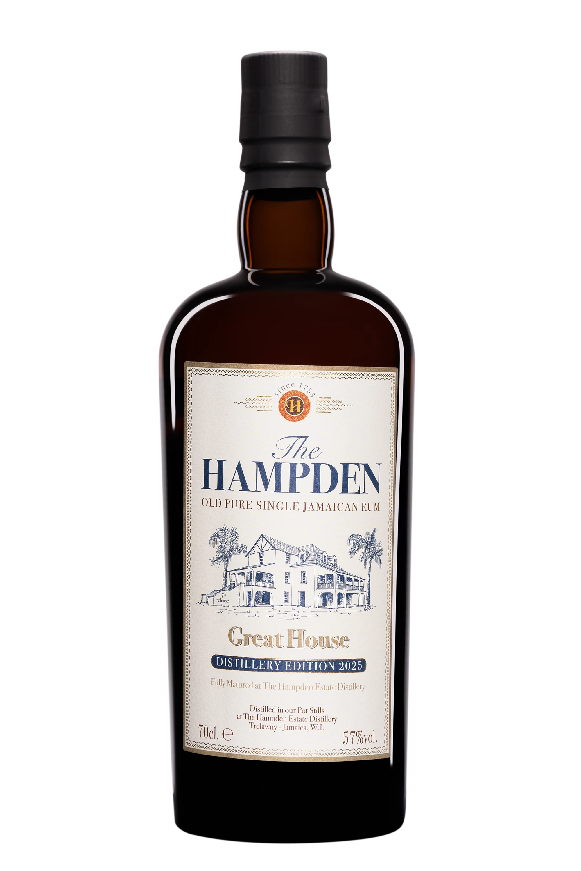 Hampden - Molasses Jamaican Rhum "Great House - Release 2025" Brun NV 57° Giftbox, 70cl