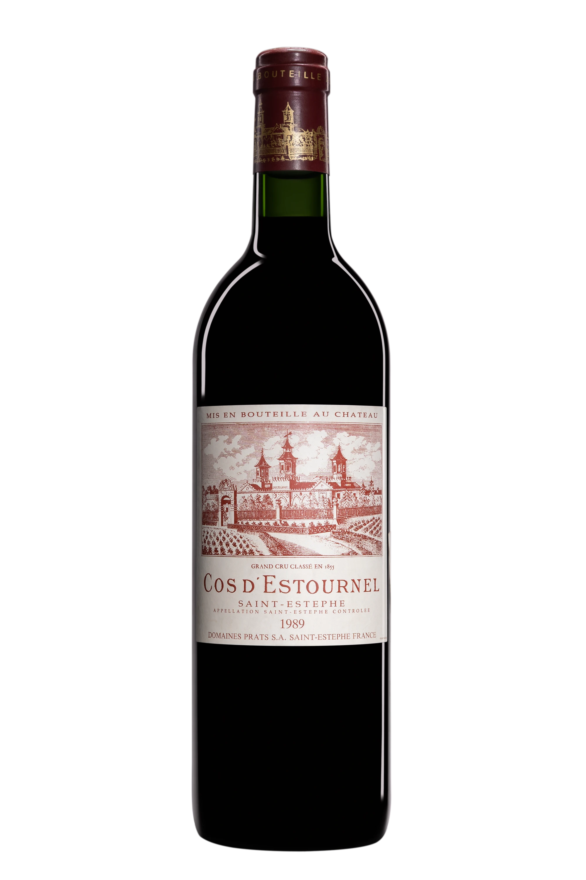 Château Cos d'Estournel - Saint-Estèphe 2ème Grand Cru Classé "Premier Vin de Château Cos d'Estournel" Rouge 1989, 75cl