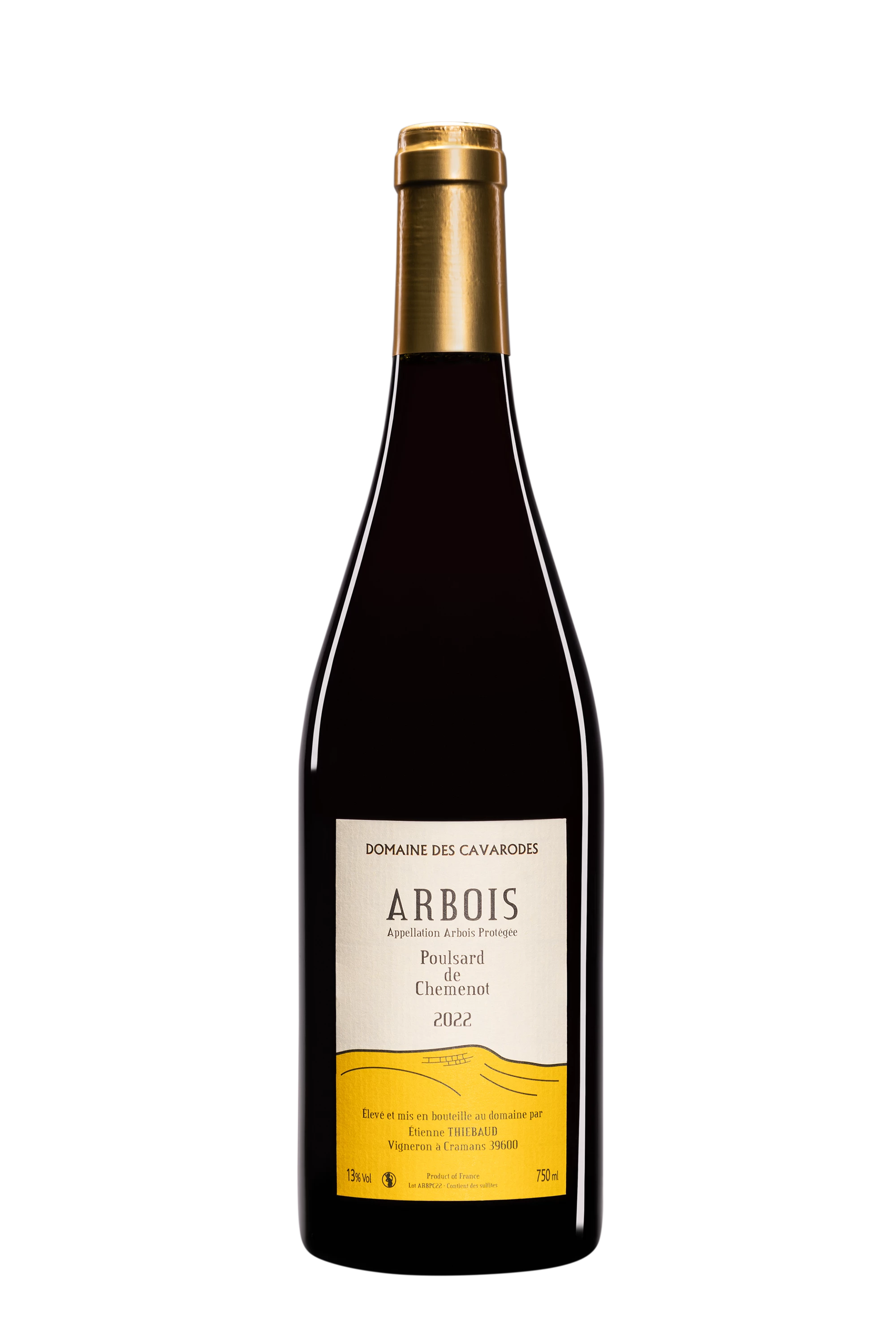 Domaine de Cavarodes - Arbois "Poulsard de Chemenot" Rouge 2022, 75cl