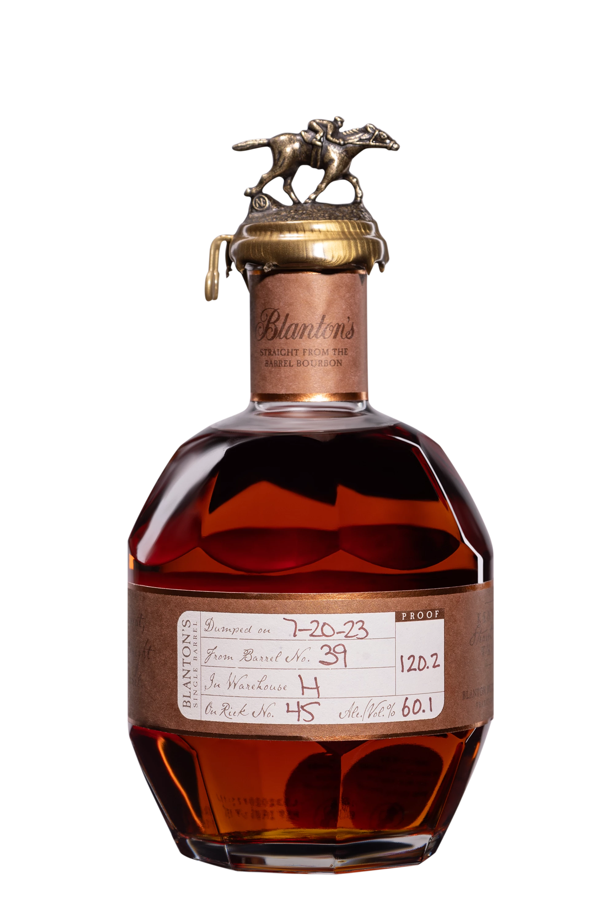 Buffalo Trace - Kentucky Bourbon "Blanton's - Straight from the Barrel" Brun 60.1° Giftbox, 70cl