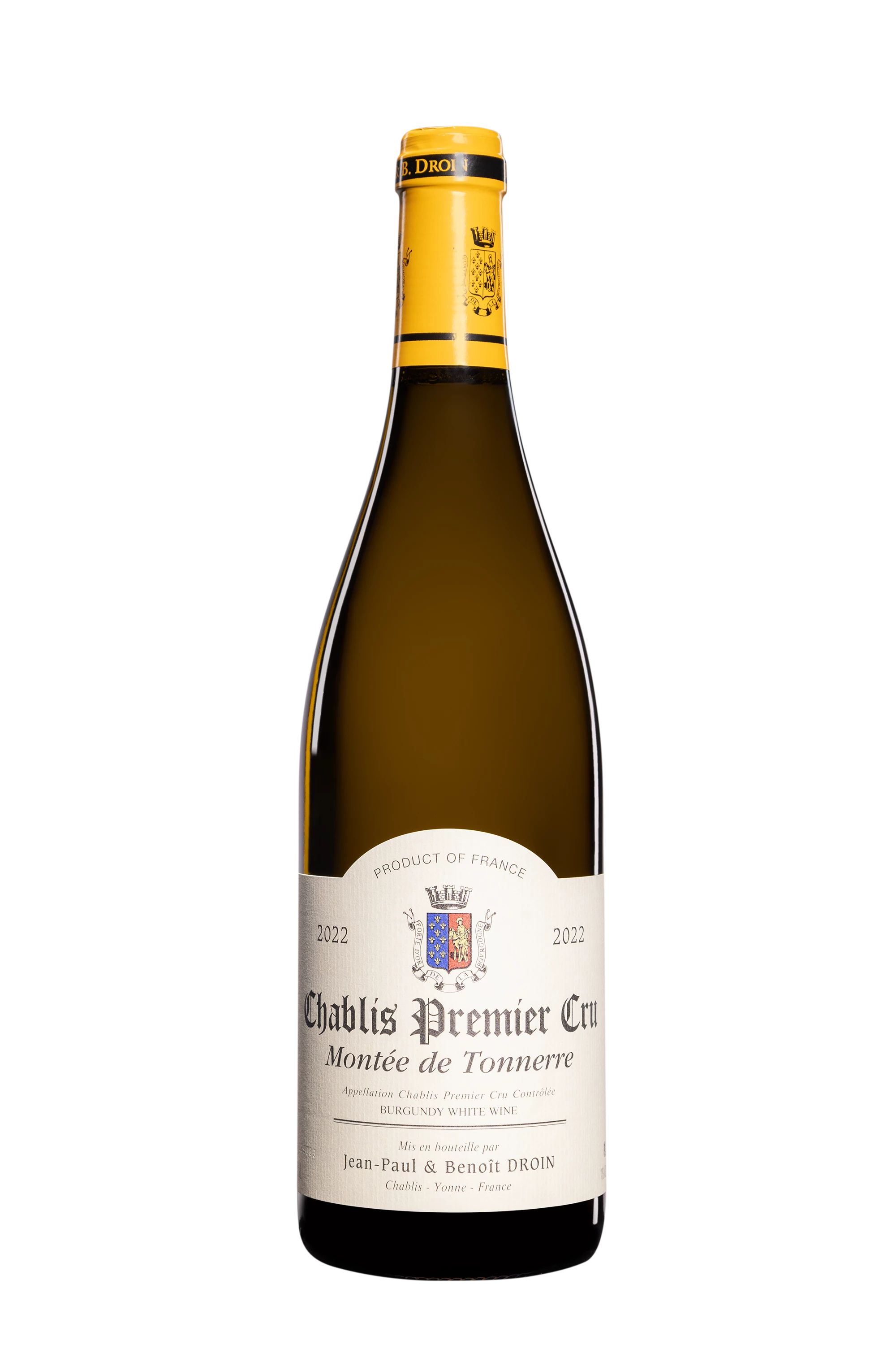 Domaine Jean-Paul Droin - Chablis 1er Cru "Montée de Tonnerre" Blanc 2022, 75cl
