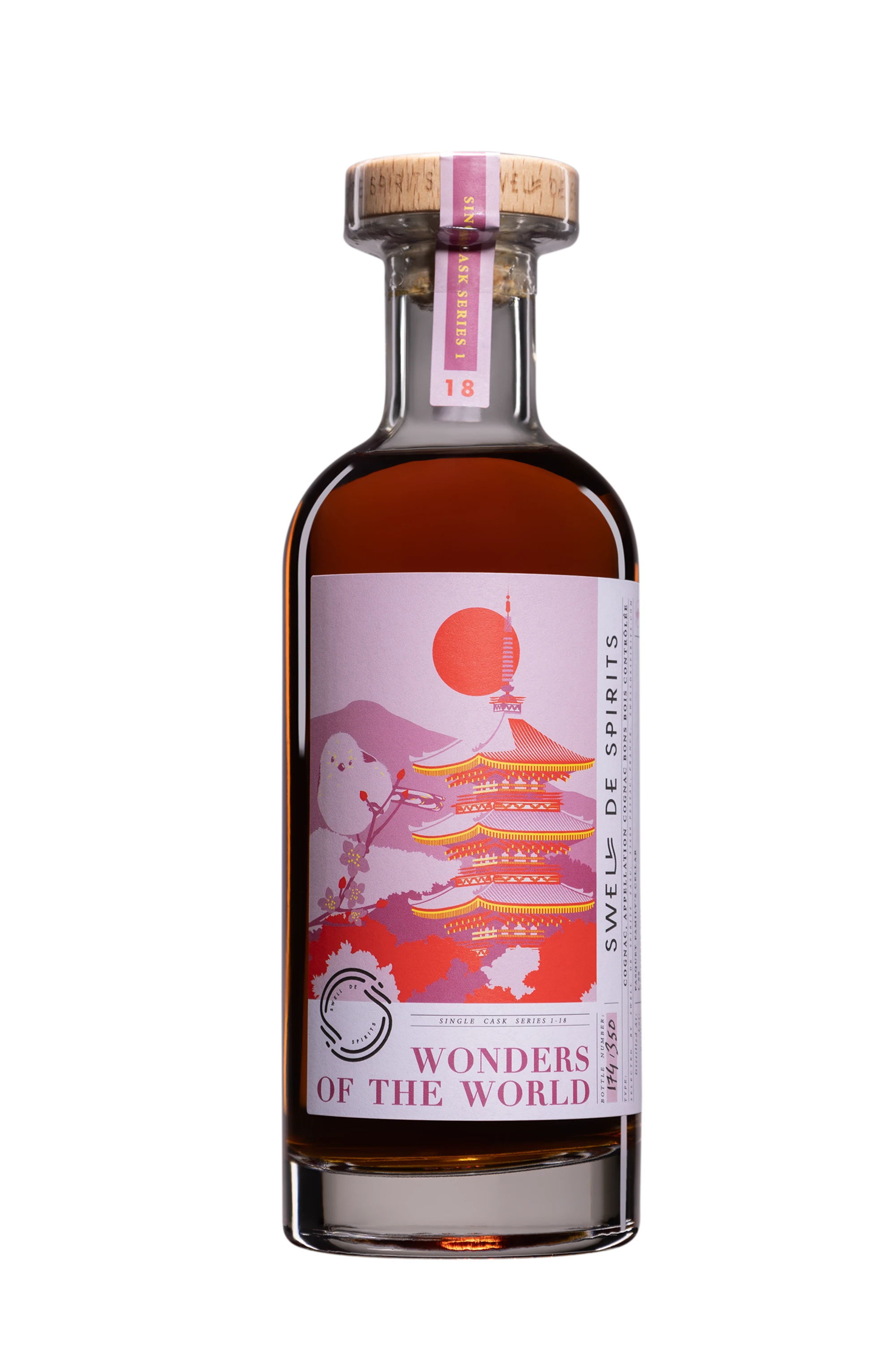 Swell de Spirits - Cognac Bon Bois "Pasquet - Lot 99 - Wonders of the World N°18" 50.5°, 50cl