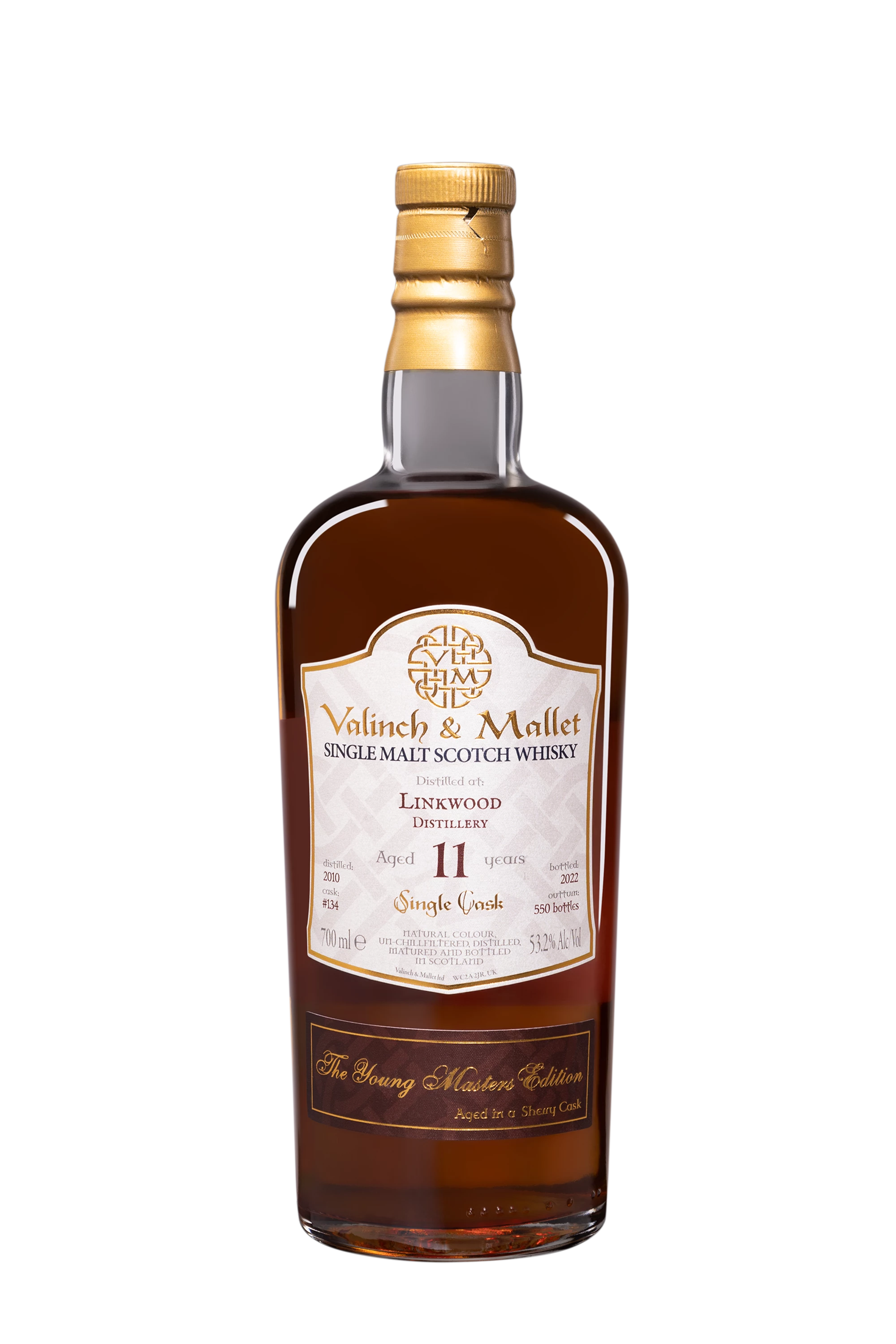 Valinch & Mallet - Single Malt Scotch Whisky "11 Ans Linkwood - Sherry Cask" 2009 53.2° Giftbox, 70cl