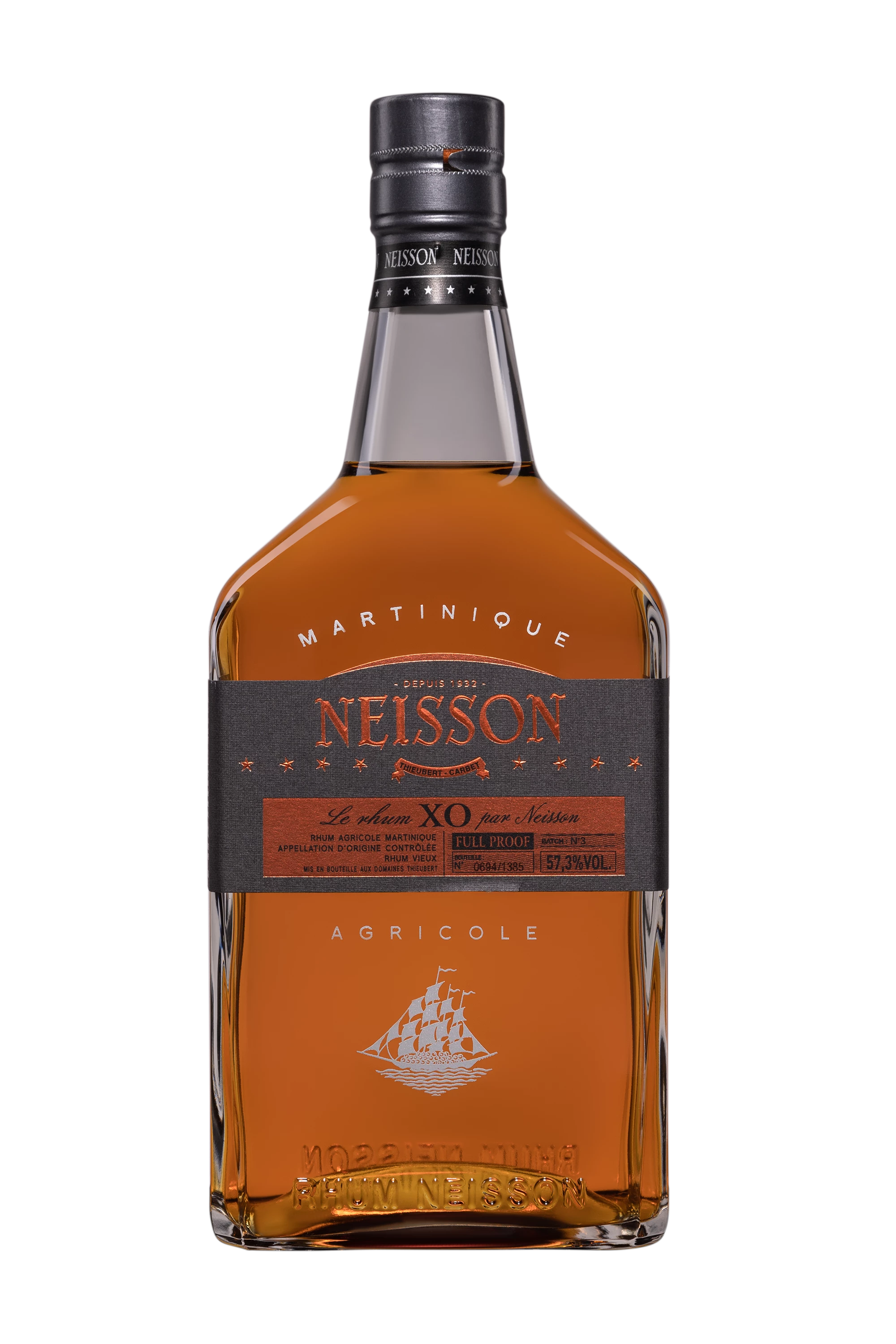 Neisson - Rhum Vieux Agricole de Martinique "Le Rhum XO par Neisson Batch 3 - Full Proof" Brun 57.3°, 70cl