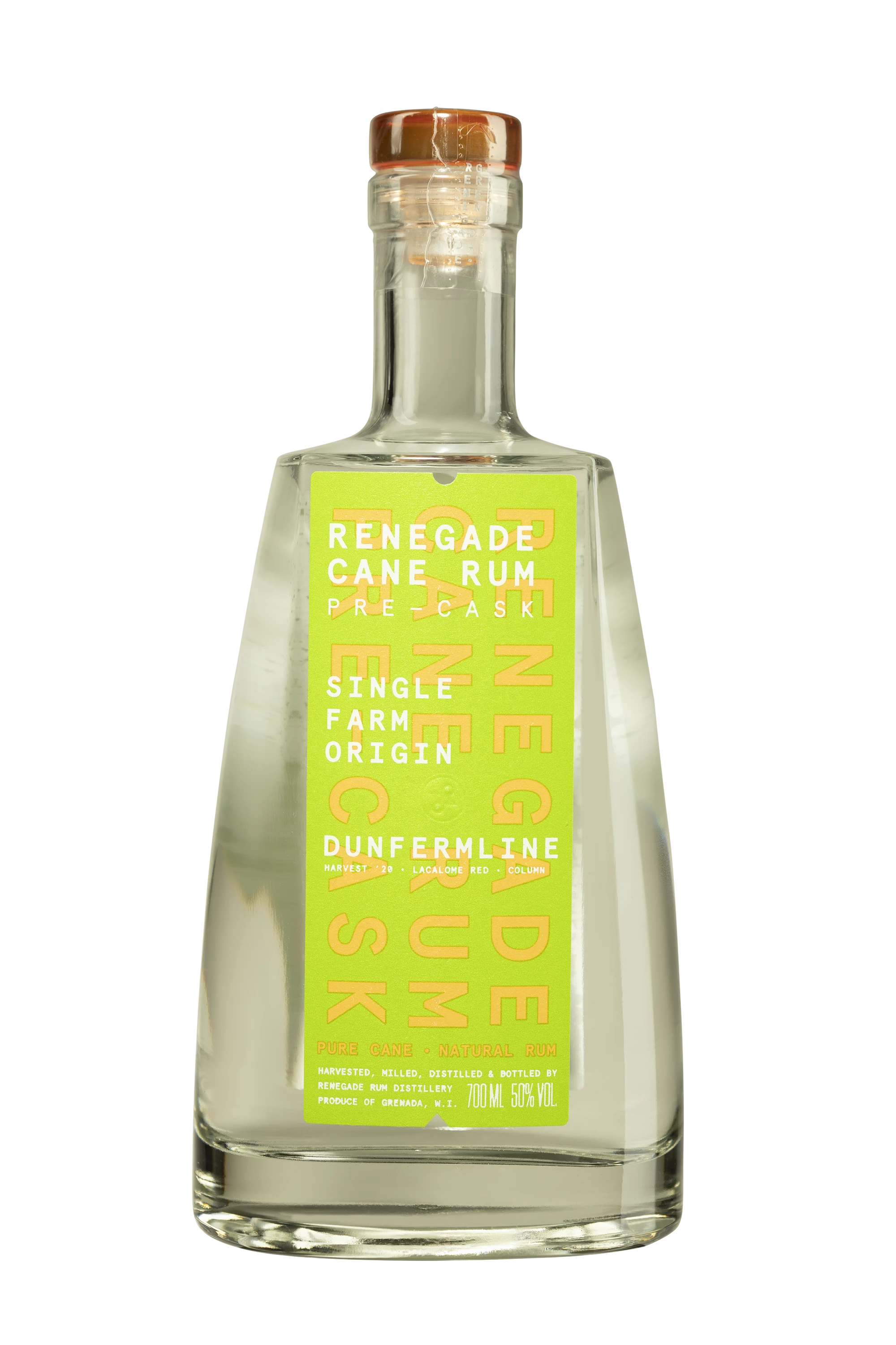 Renegade - Pur Cane Juice Grenadian Rum "Pre Cask Dunfermline Column" Blanc 50° Giftbox, 70cl