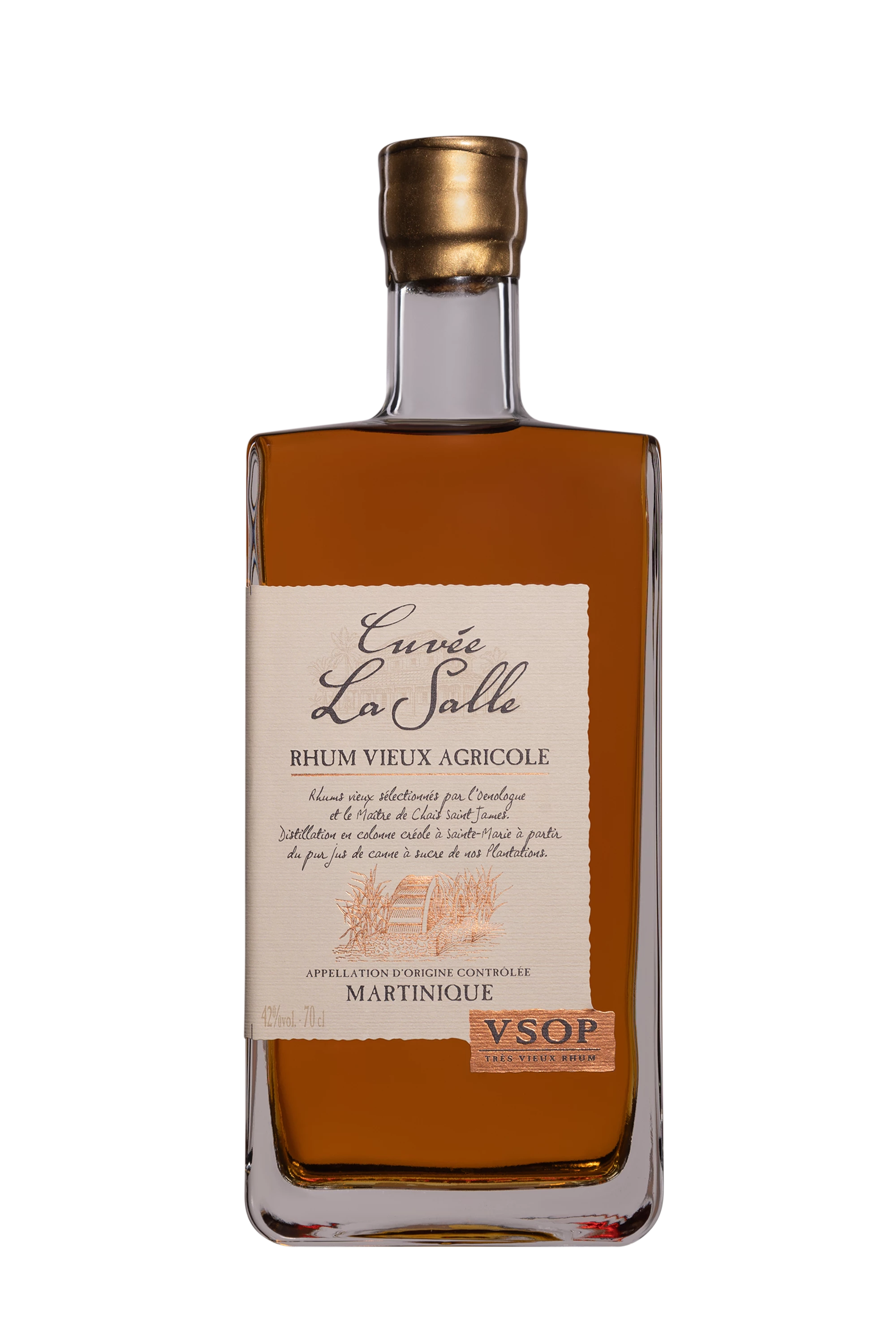 La Salle - Rhum Vieux Agricole de Martinique "VSOP" Brun 42°, 70cl