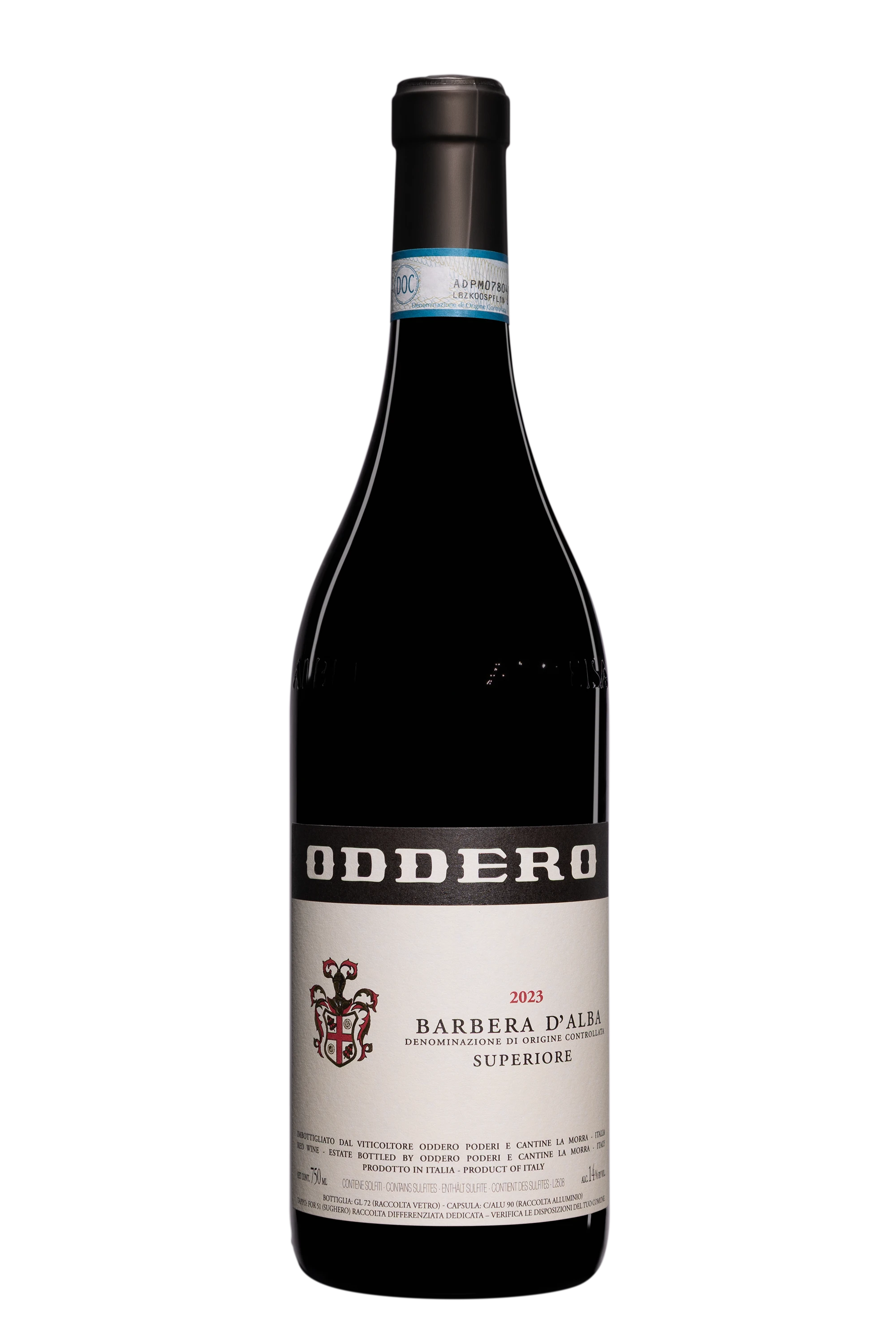 Oddero - Barbera d'Alba Rouge 2023 14°, 75cl