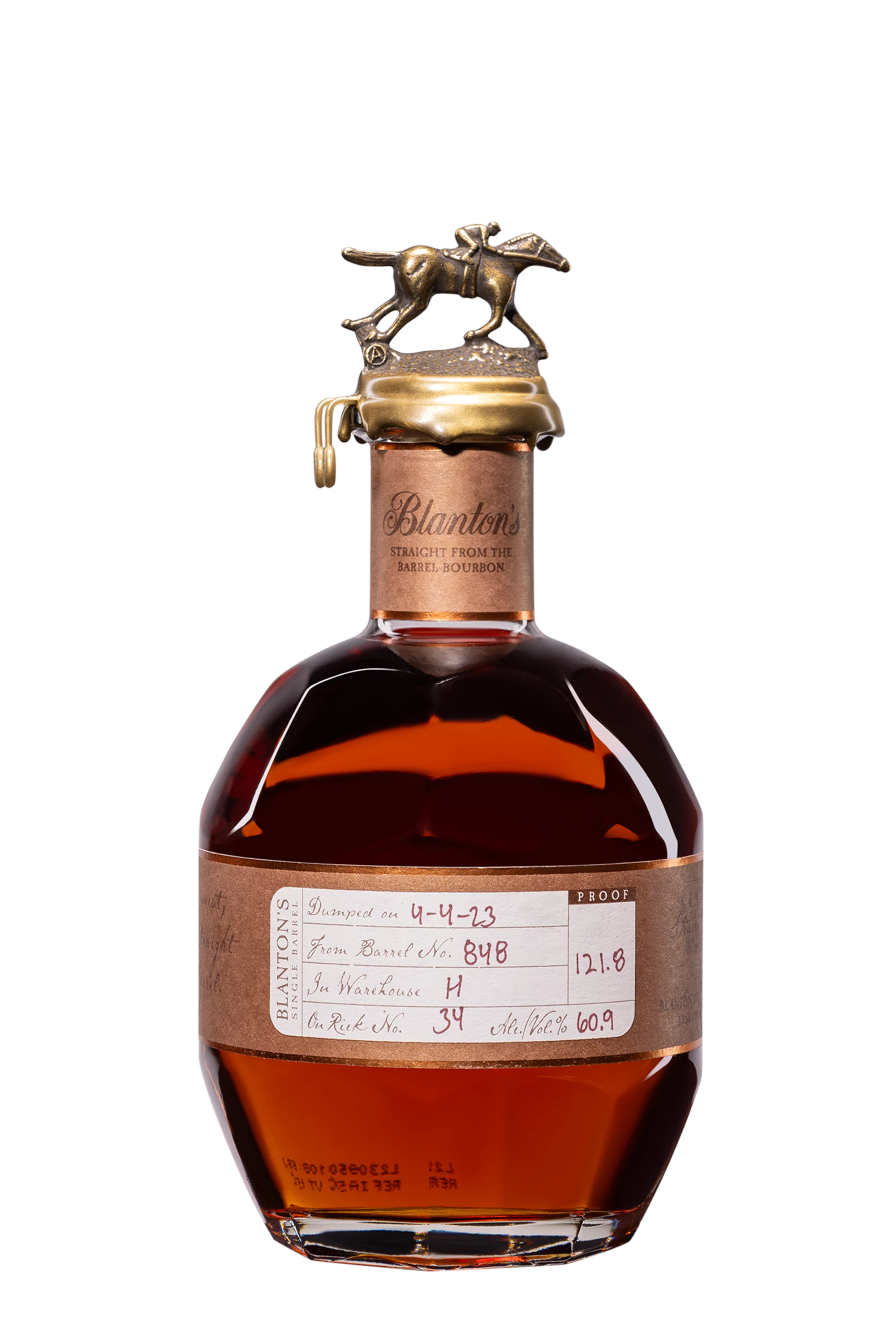Buffalo Trace - Kentucky Bourbon "Blanton's - Straight from the Barrel" Brun 60.9° Giftbox, 70cl