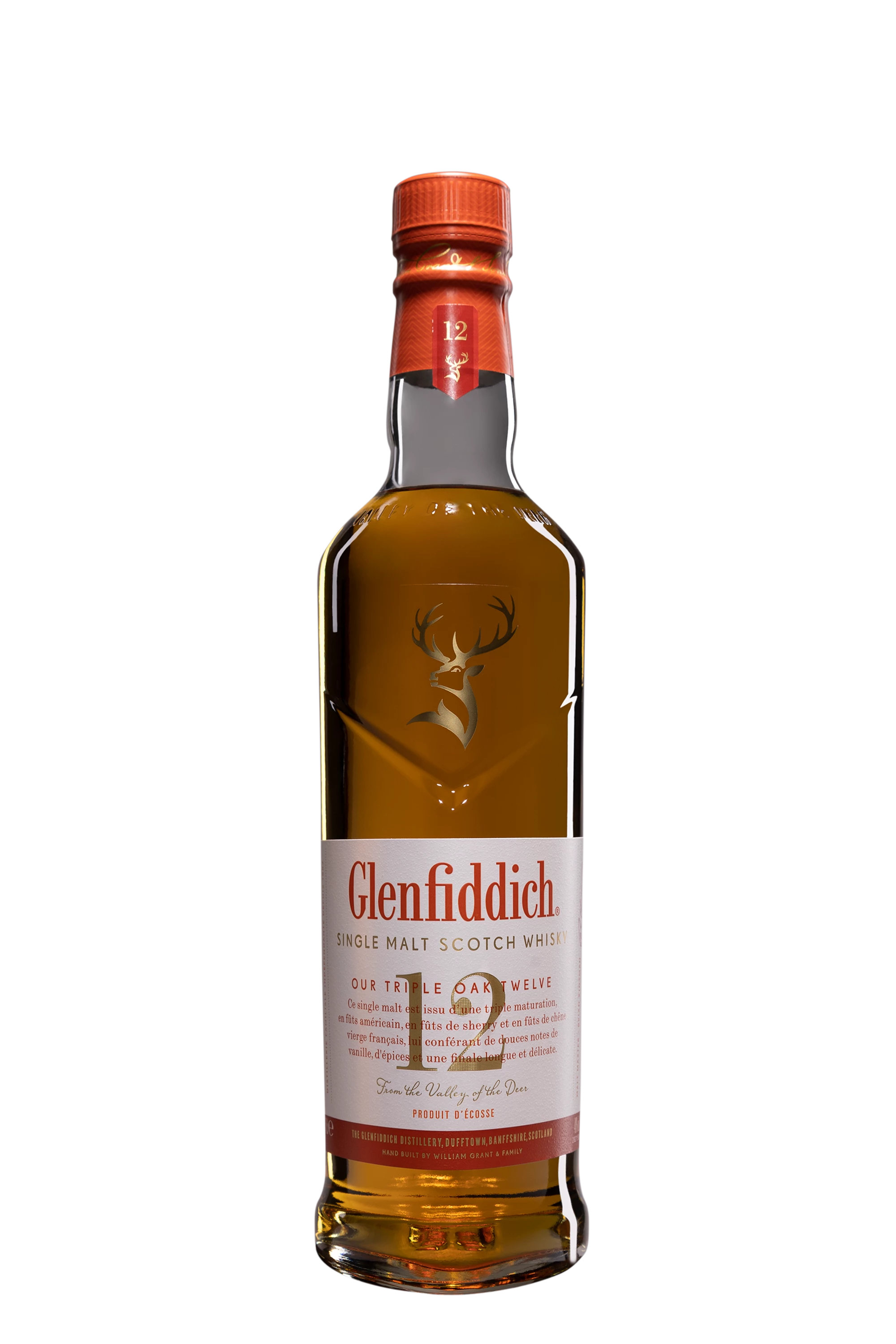 Glenfiddich - Single Malt Scotch Whisky "12 Ans Triple Oak" 40° Giftbox, 70cl