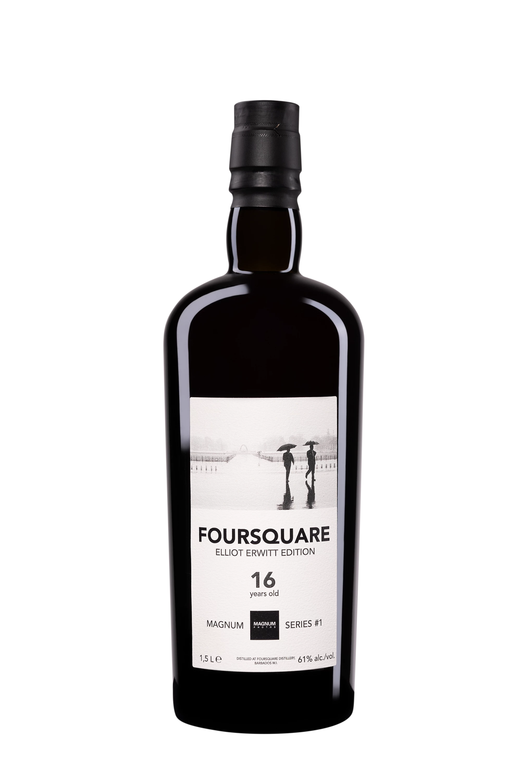 Vélier - Molasses Barbados Rhum "16 Ans Foursquare  - Elliott Erwitt - Magnum Photos Series #1" Brun 2005 61° Giftbox, 150cl