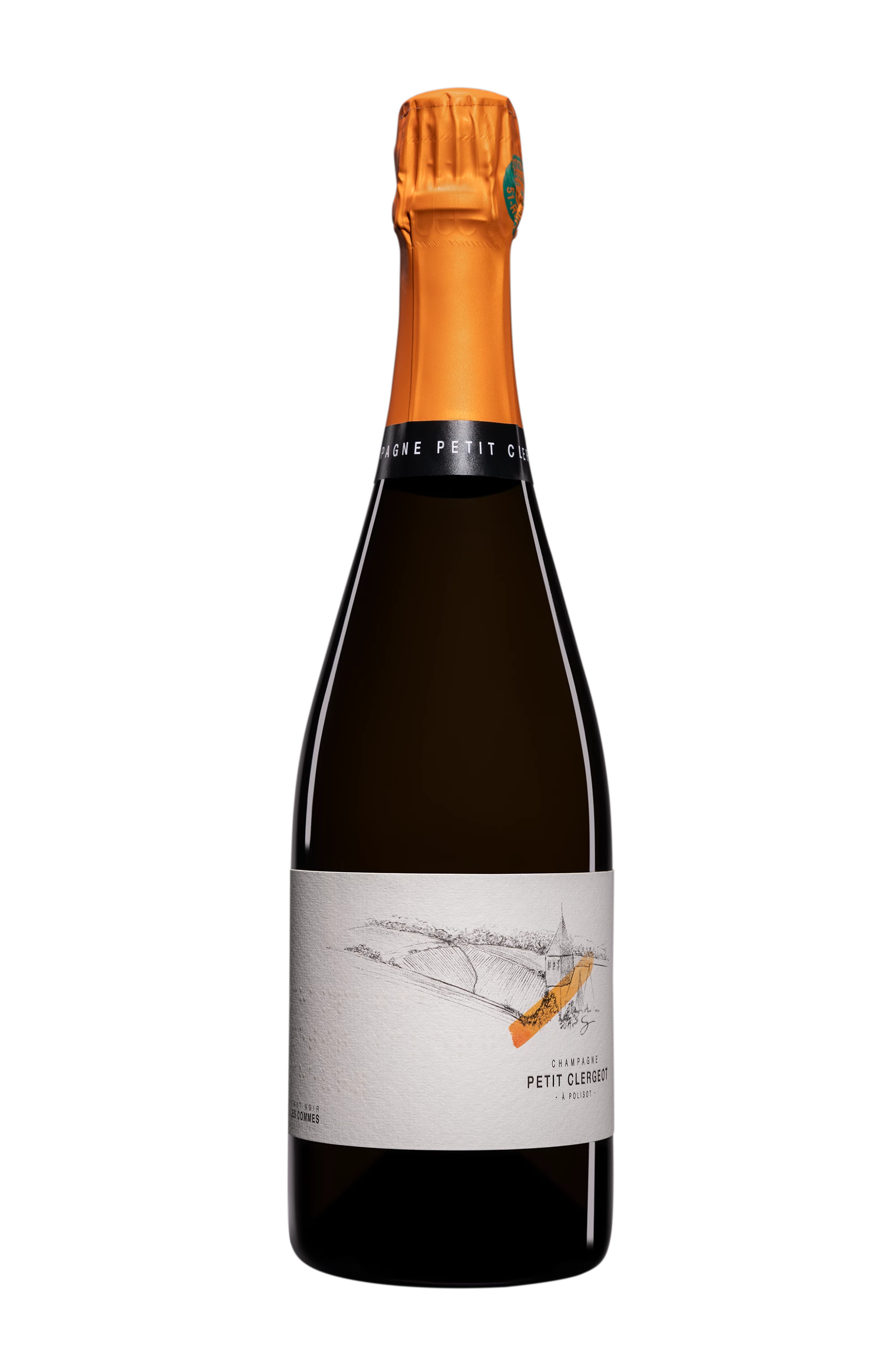 Domaine Petit Clergeot - Champagne Brut Nature "Les Commes" Blanc Vendange 14 Sep. 2021 Dégorgement 18 Jan. 2024 12.5°, 75cl