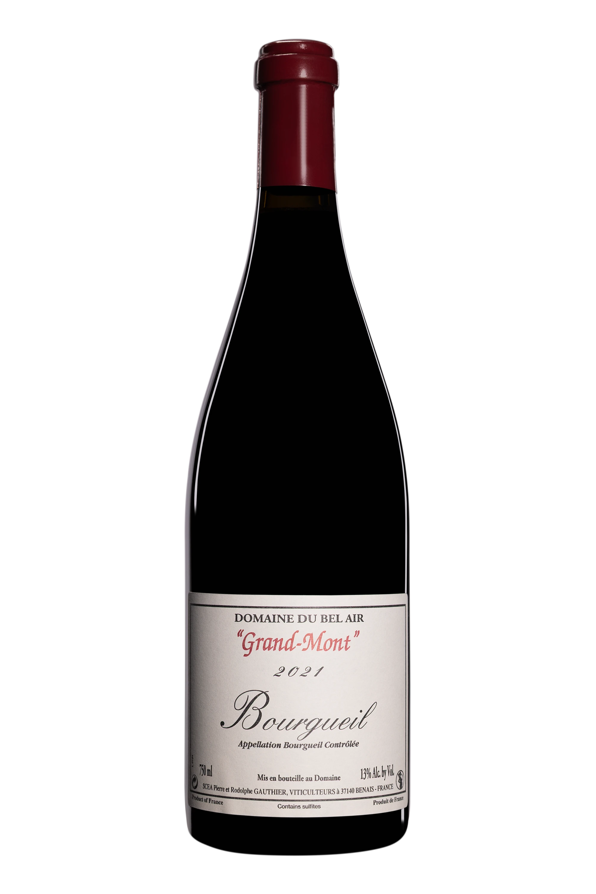 Domaine du Bel Air - Bourgueil "Grand Mont" Rouge 2021, 75cl