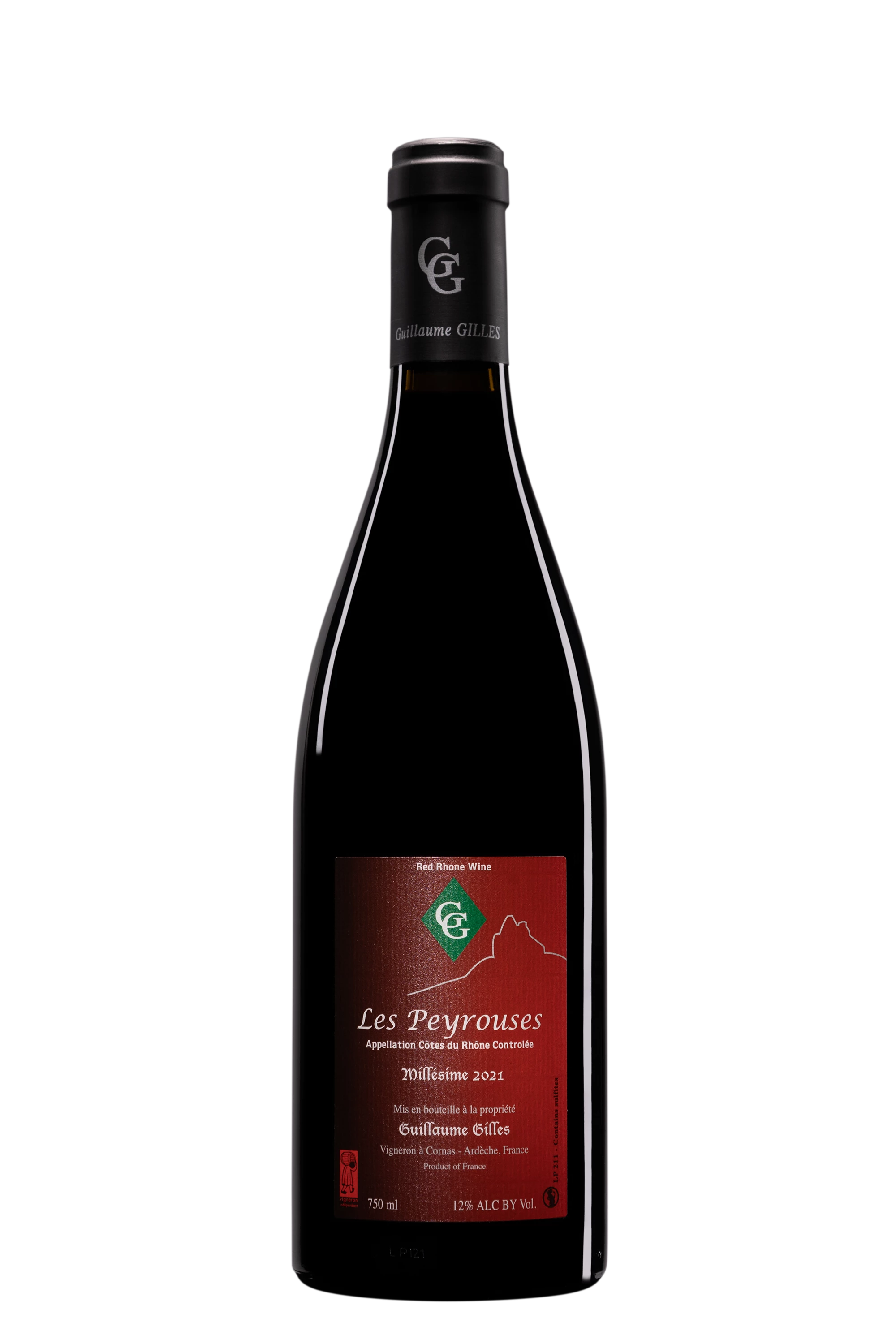 Domaine Guillaume Gilles - Côtes du Rhône "Les Peyrousses" Rouge 2021, 75cl