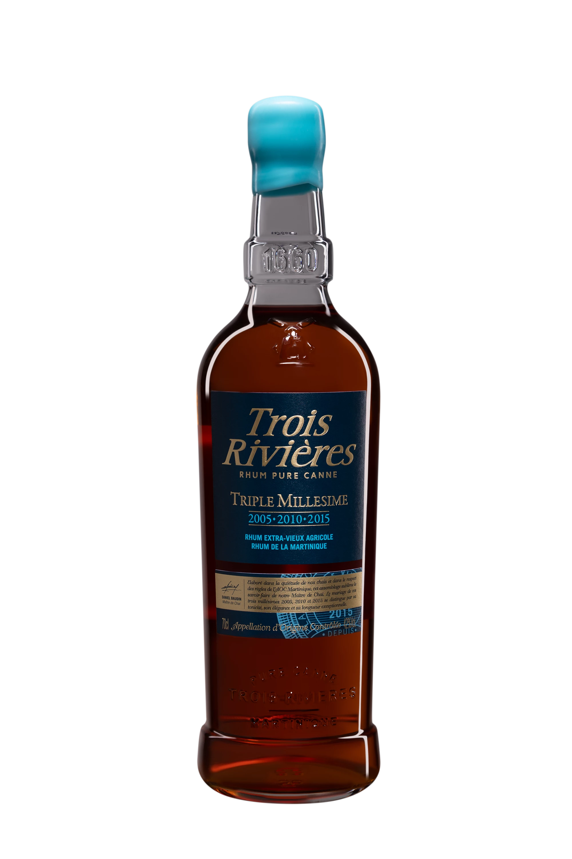 Trois Rivières - Rhum Vieux Agricole de Martinique "Triple Millesime" Brun 2005-2010-2015 42° Giftbox, 70cl