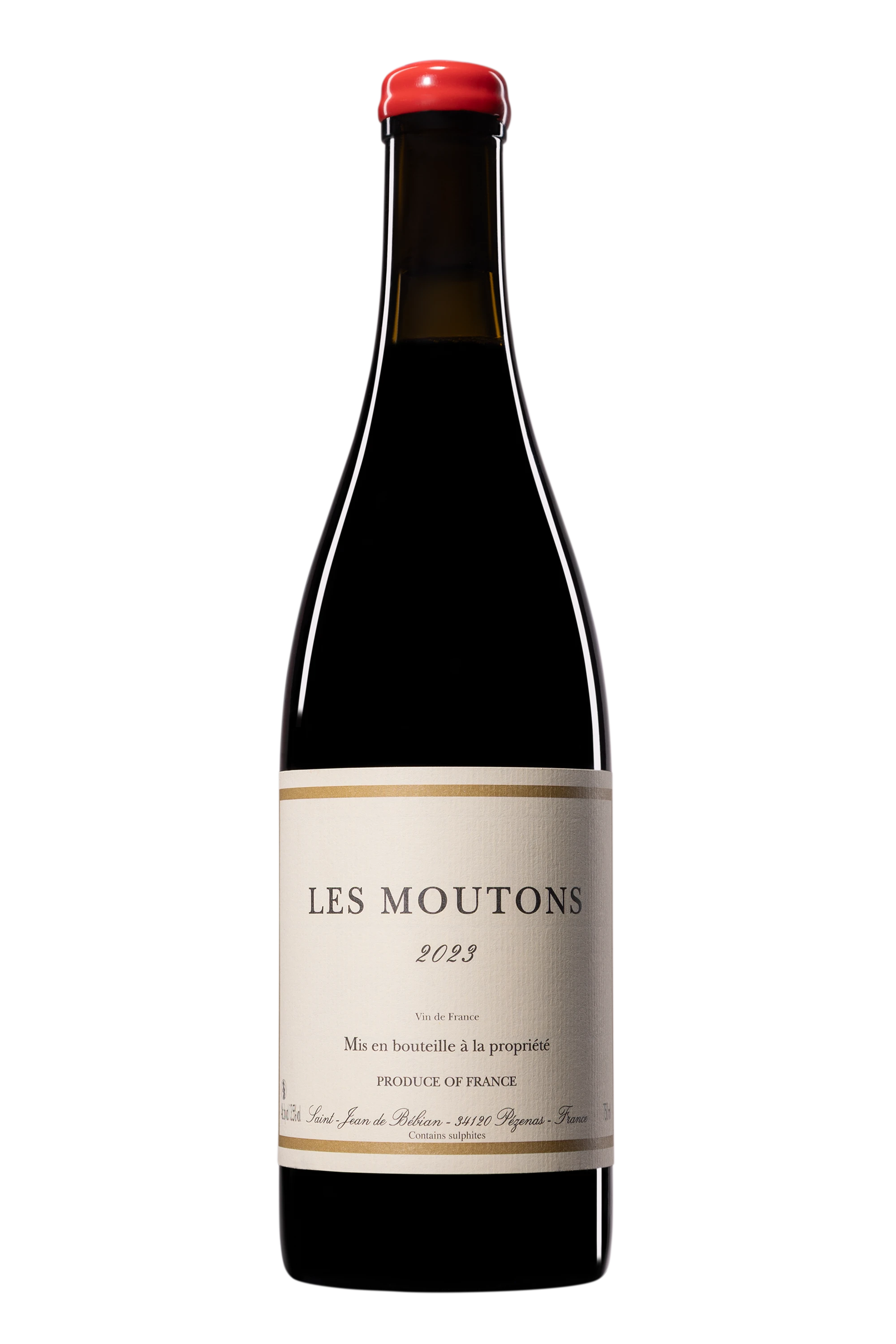 Domaine Prieuré Saint Jean de Bébian - Coteaux du Languedoc "Les Moutons" Rouge 2023, 75cl