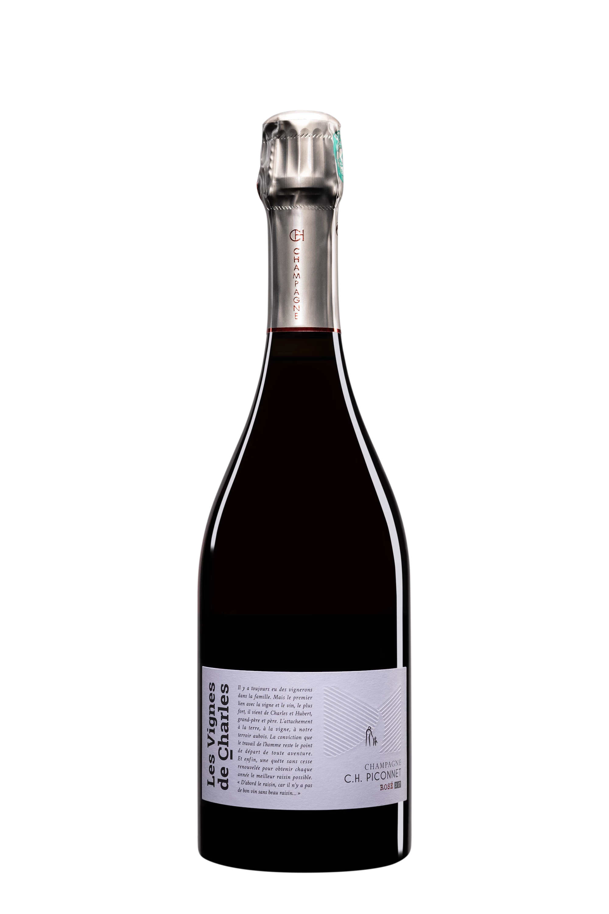 Domaine C.H. Piconnet - Champagne Brut Nature "Les Vignes de Charles" Rosé Vendange 2017 Dégorgement 07.2022 12°, 75cl