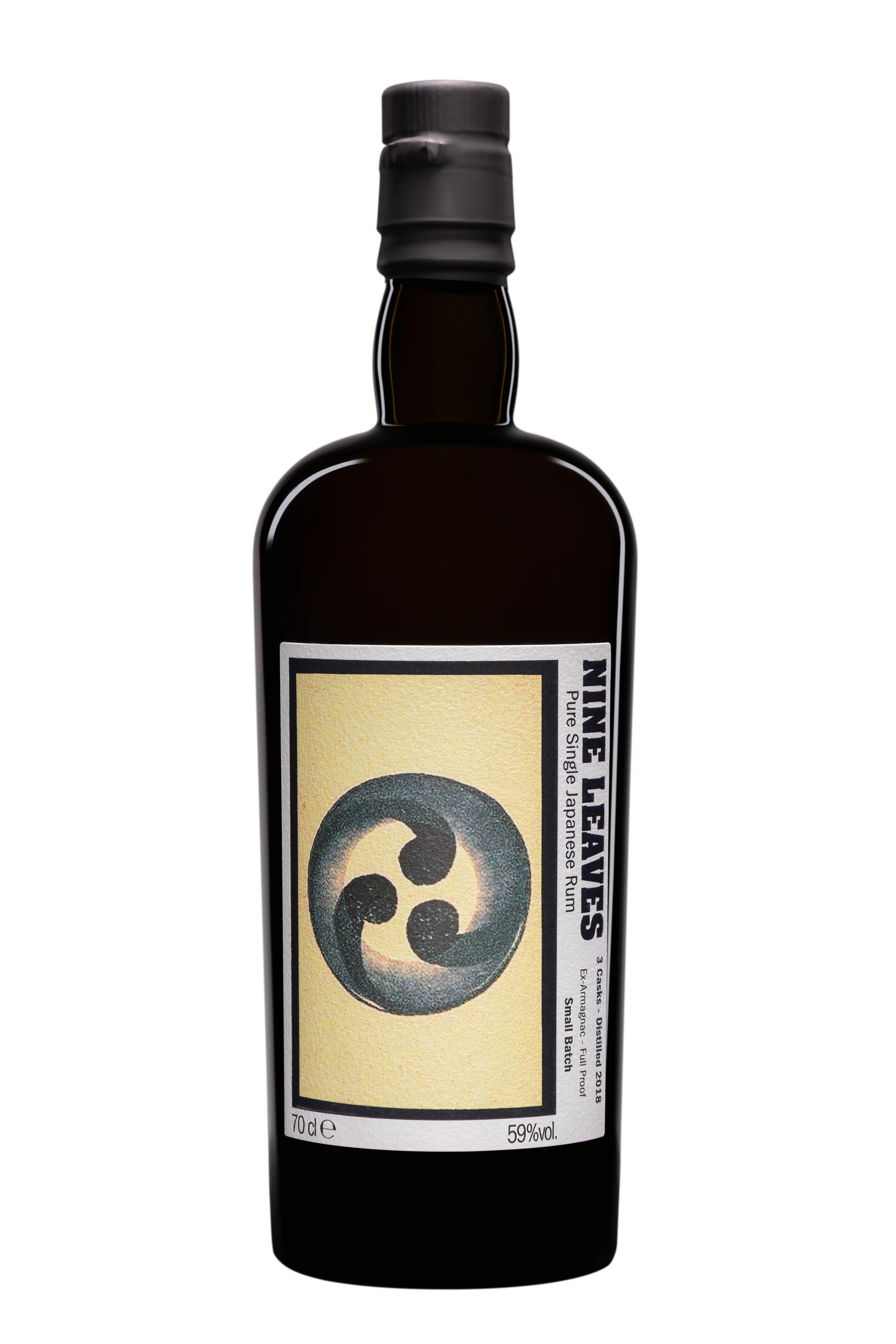 Vélier - Agricultural Japanese Rhum "7 Ans Nine Leaves - Ex-Armagnac - Small Batch" Brun 2018 59° Giftbox, 70cl