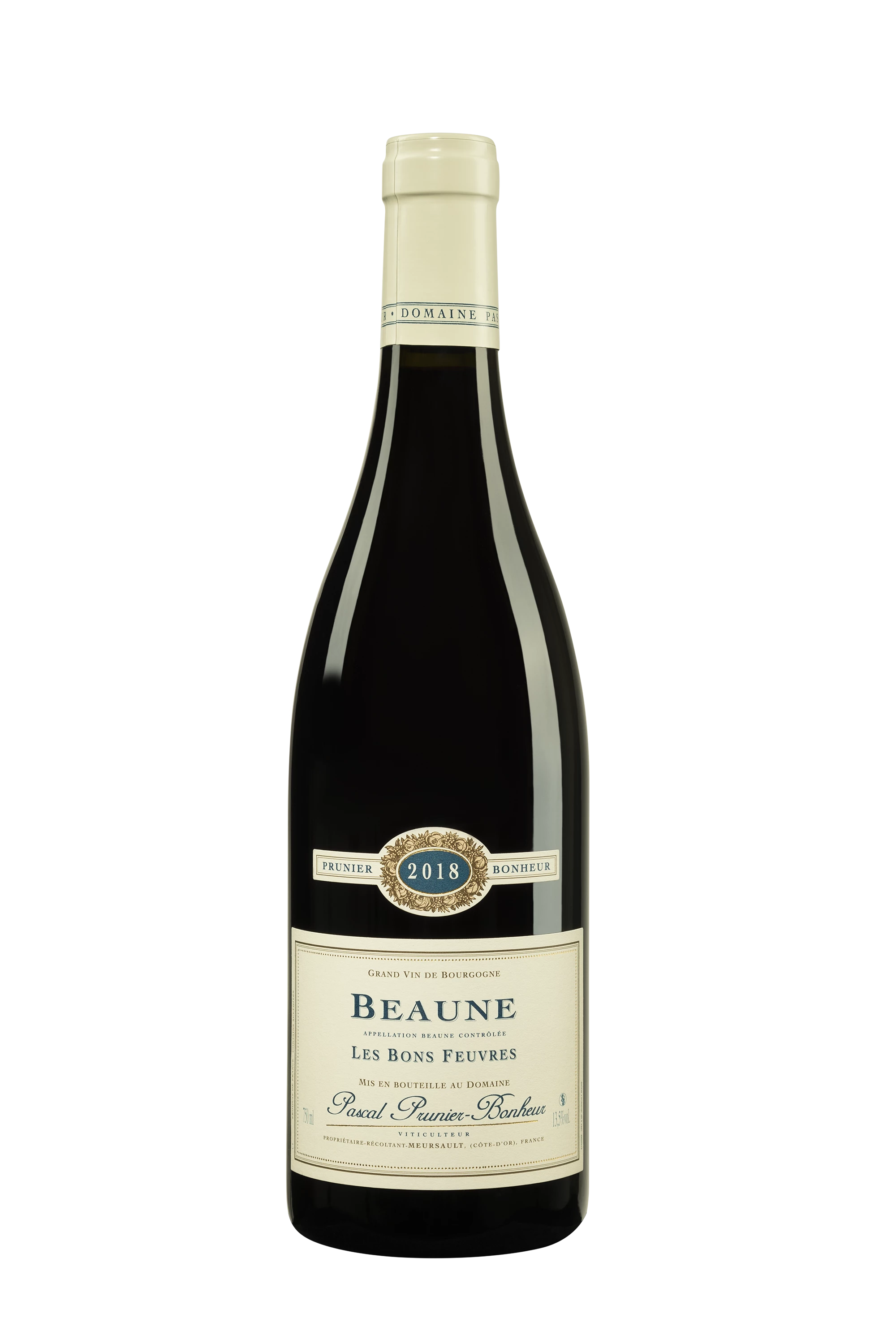 Domaine Pascal Prunier Bonheur - Beaune "Les Bons Feuvres" Rouge 2018, 75cl