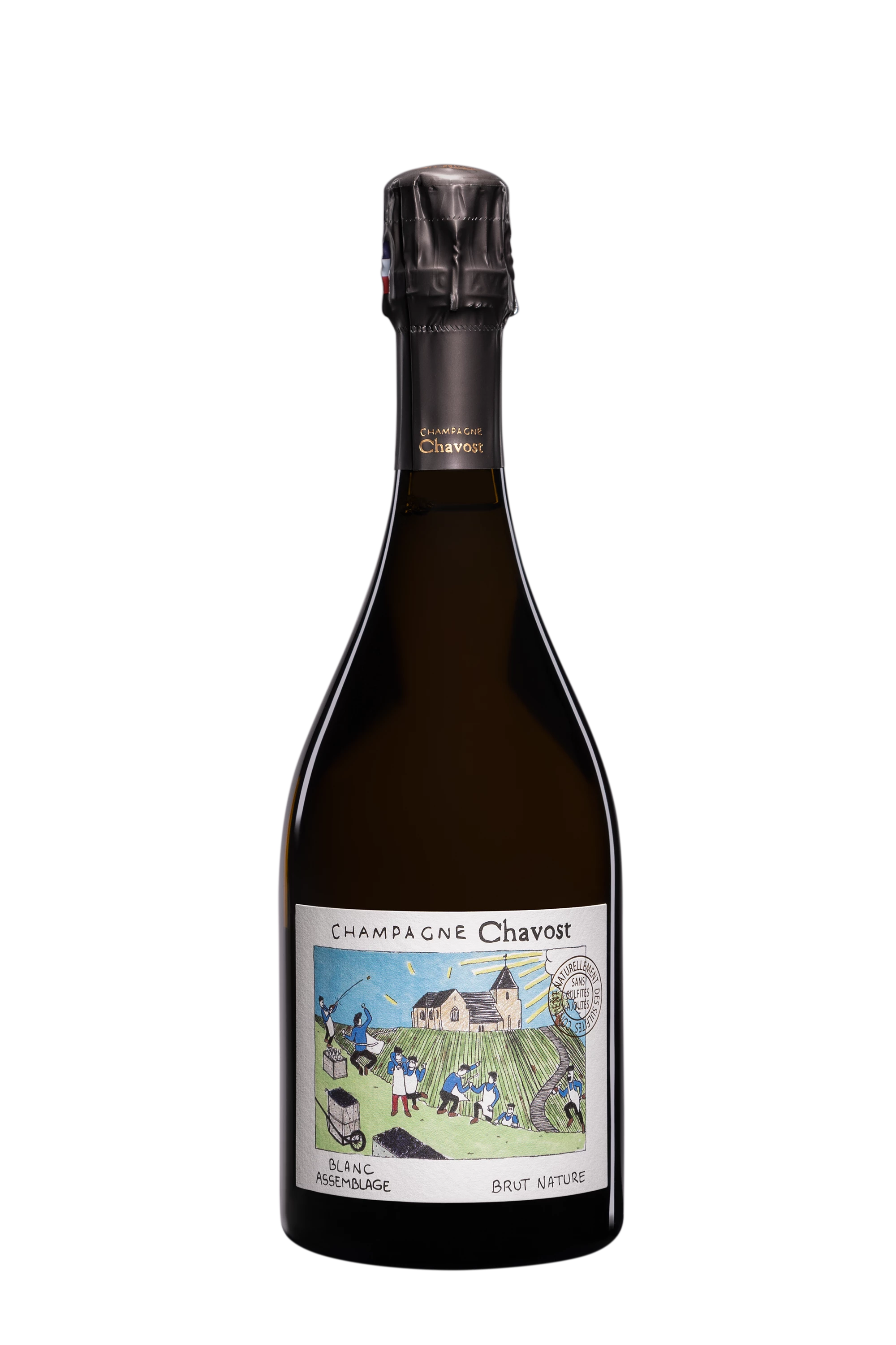 Domaine Chavost - Champagne Brut Nature "Blanc d'Assemblage" Blanc NV, 75cl