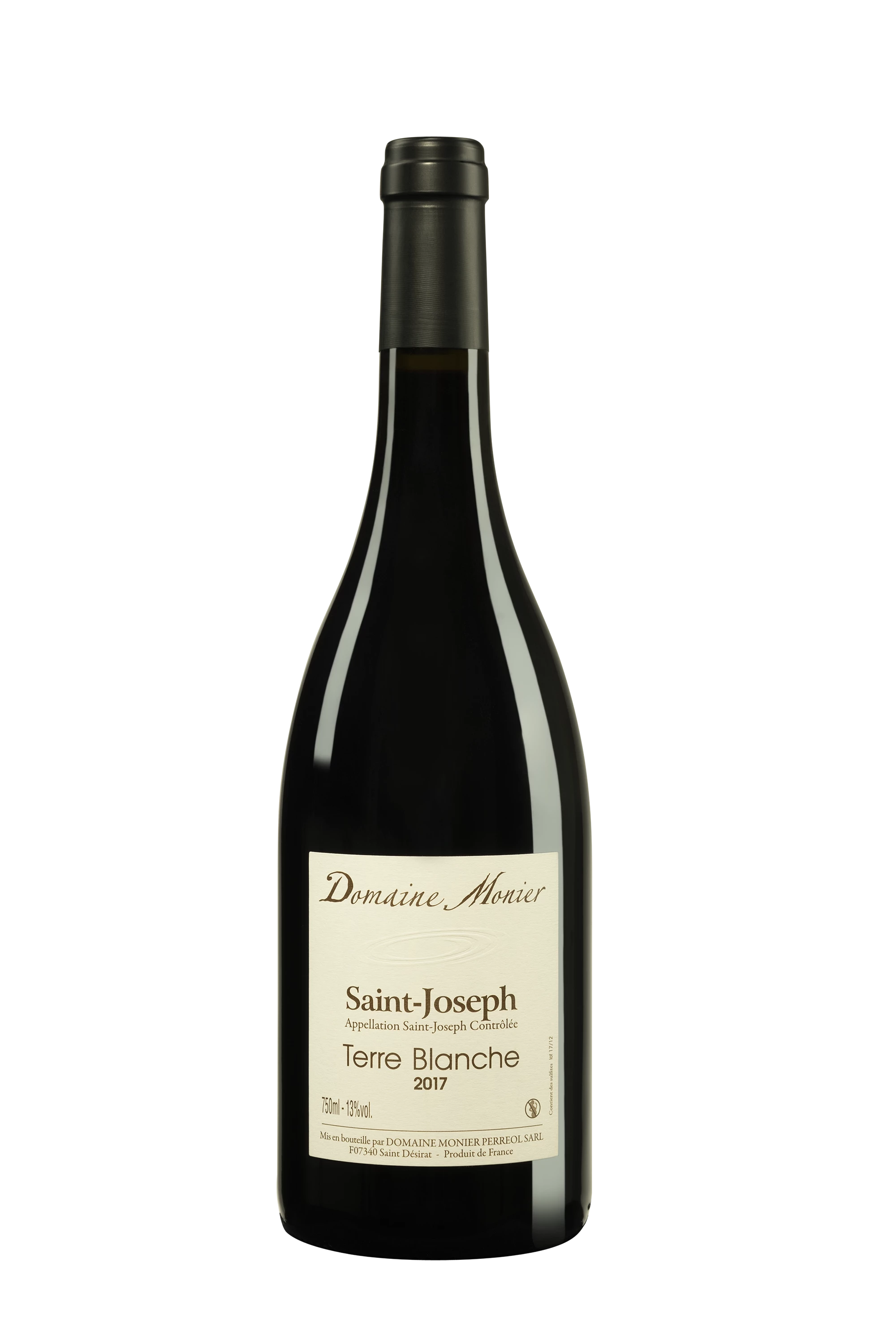 Domaine Monier Perréol - Saint-Joseph "Terre Blanche" Rouge 2017 13°, 75cl