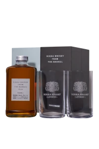 Nikka - Blended Malt Japanese Whisky "From the Barrel" Brun NV 51.4° Giftbox + 2 Glasses, 50cl