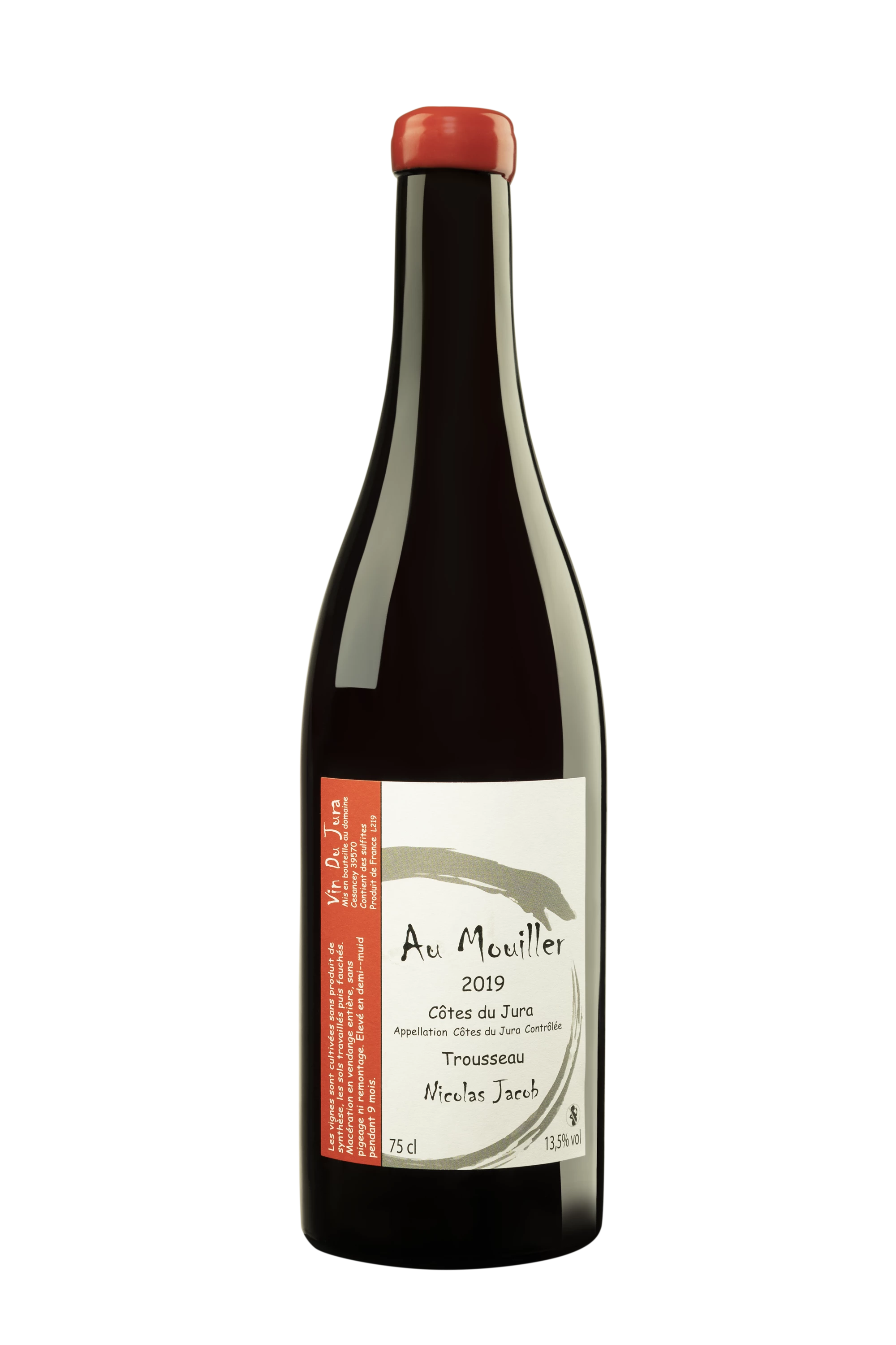 Domaine Nicolas Jacob - Côtes du Jura "Au Mouiller" Rouge 2019, 75cl
