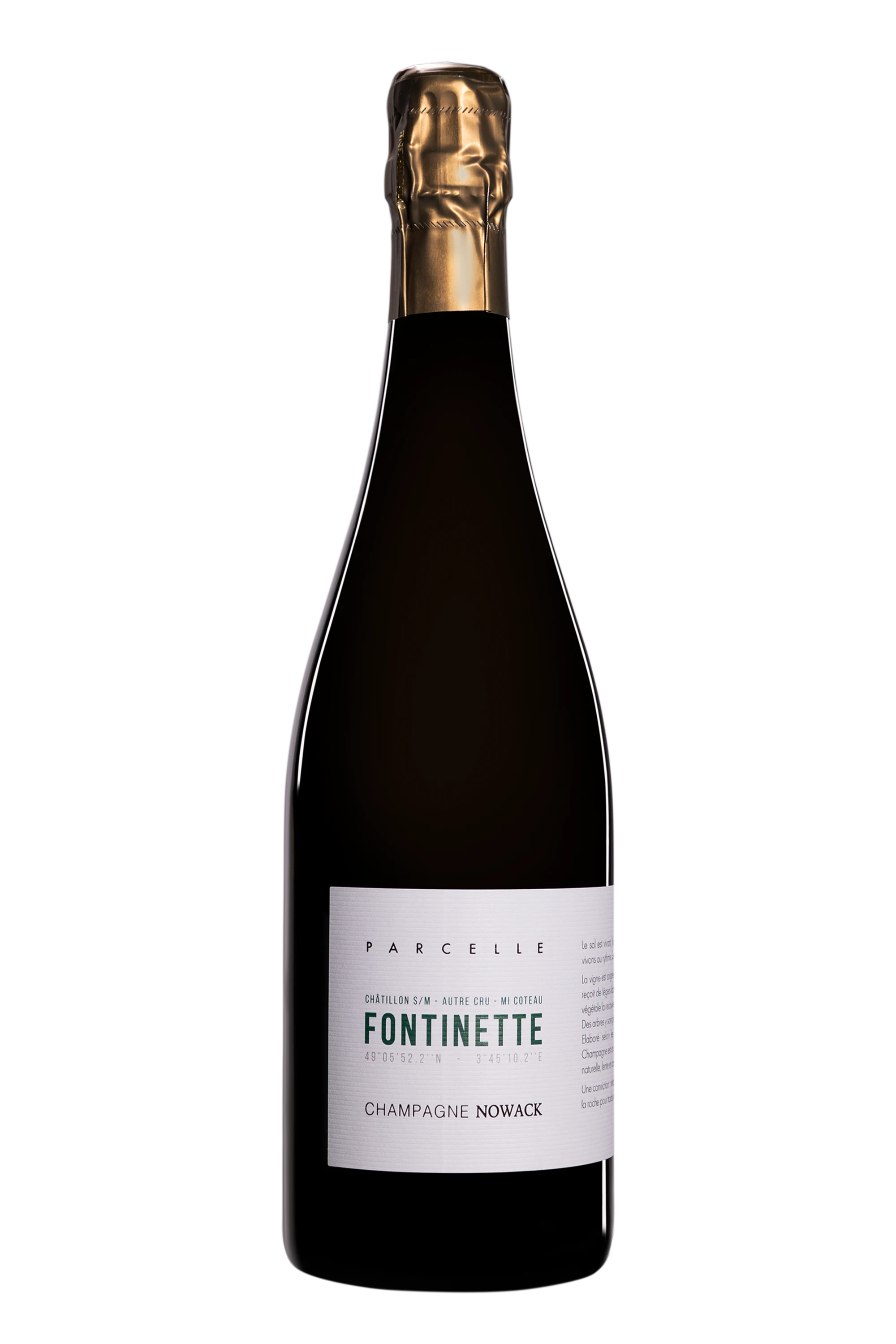 Domaine Nowack - Champagne Brut Nature Blanc de Noirs "La Fontinette" Blanc 2021-2022, 75cl