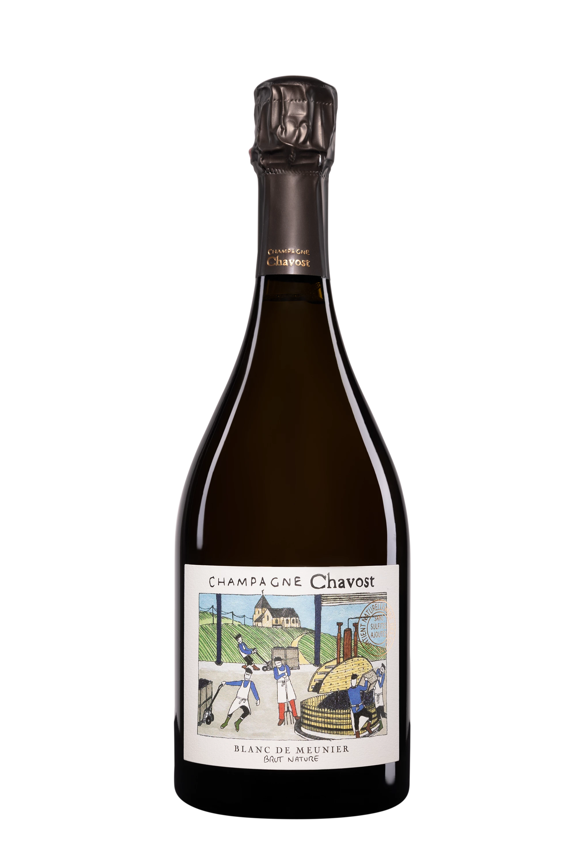 Domaine Chavost - Champagne Brut Nature Blanc de Noirs "Blanc de Meunier" Blanc NV Dégorgement 04.2022 12.5°, 75cl