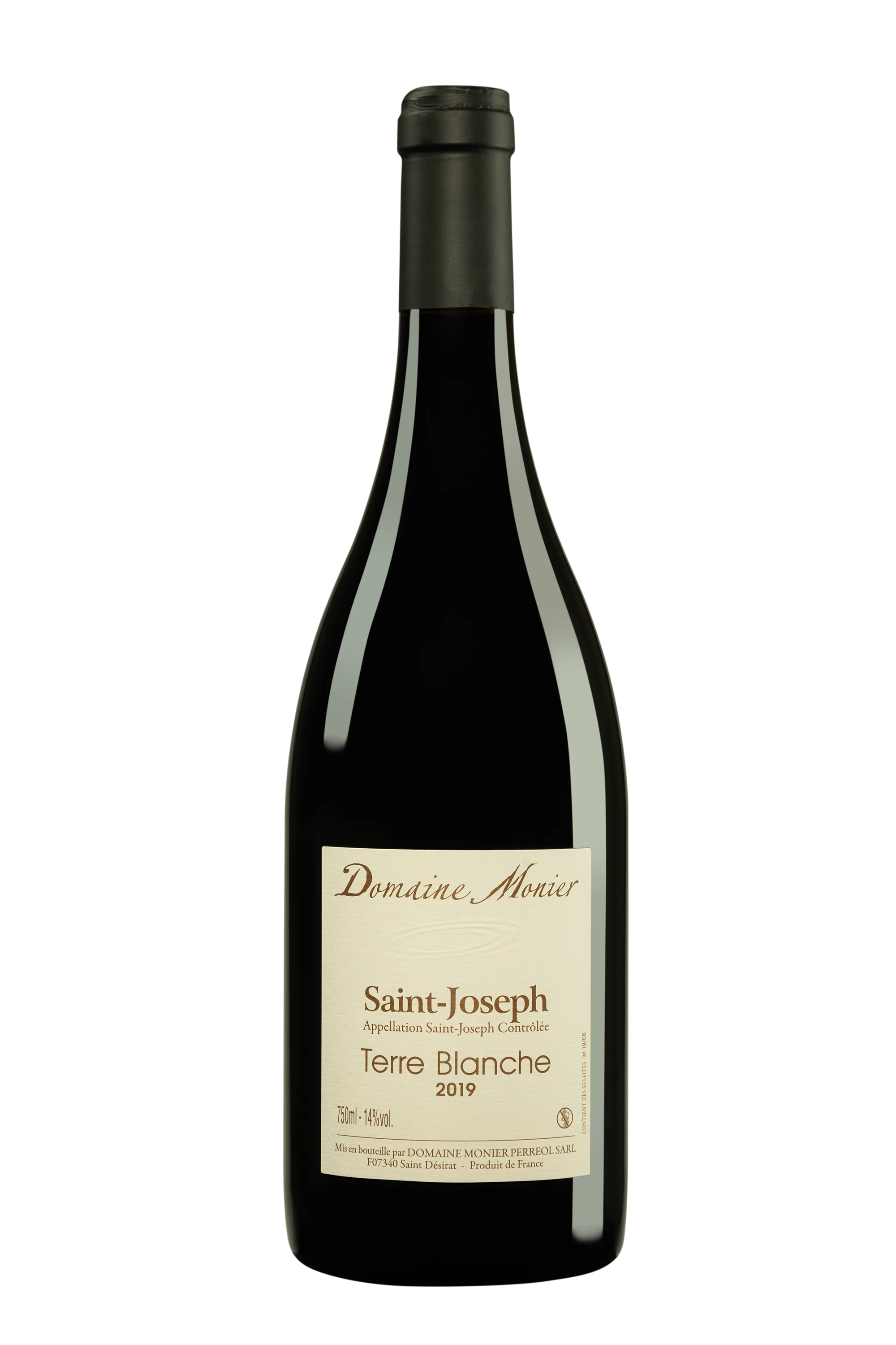 Domaine Monier Perréol - Saint-Joseph "Terre Blanche" Rouge 2019 14°, 75cl