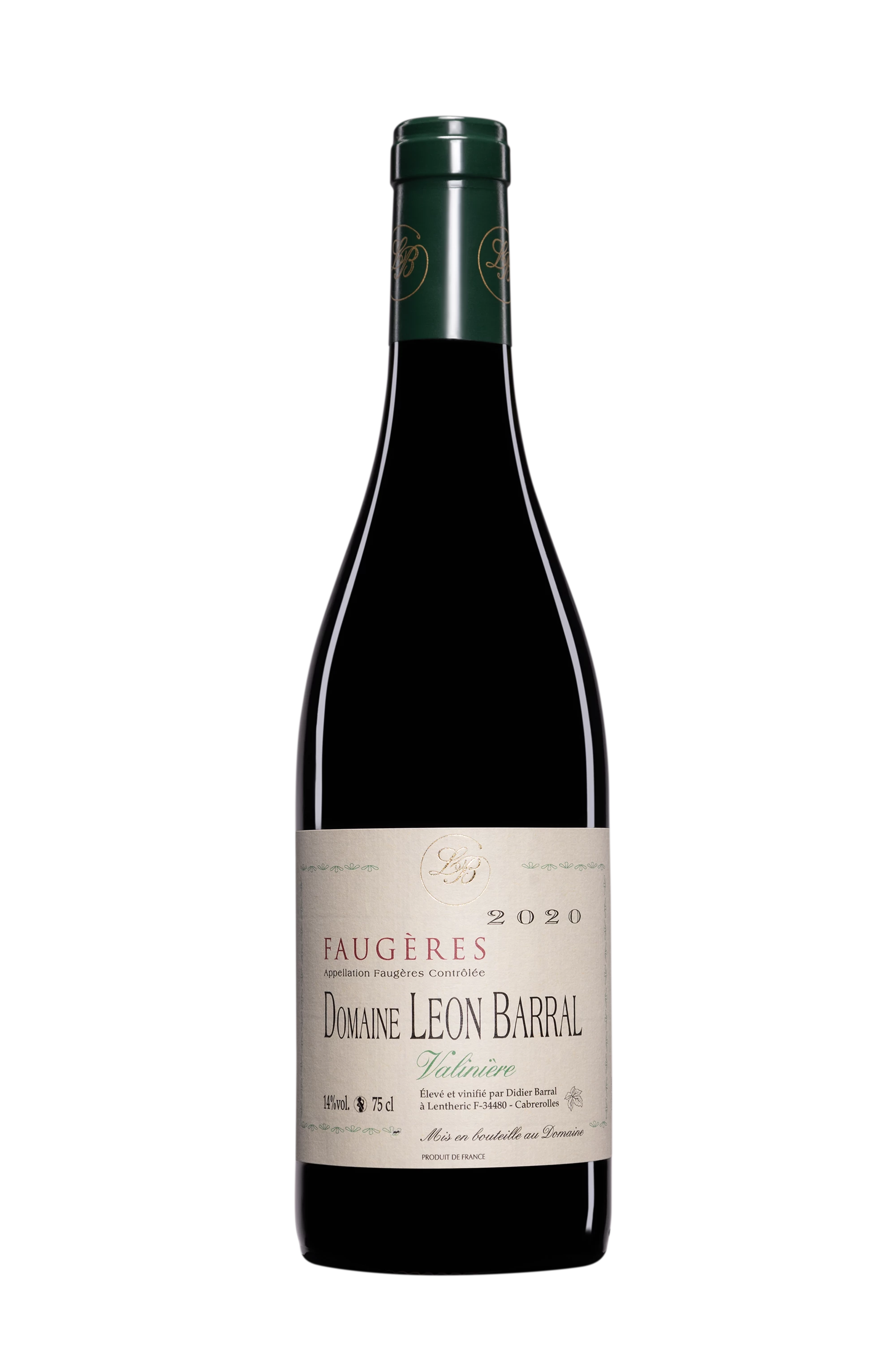 Domaine Léon Barral - Faugères "Valinière" Rouge 2020, 75cl