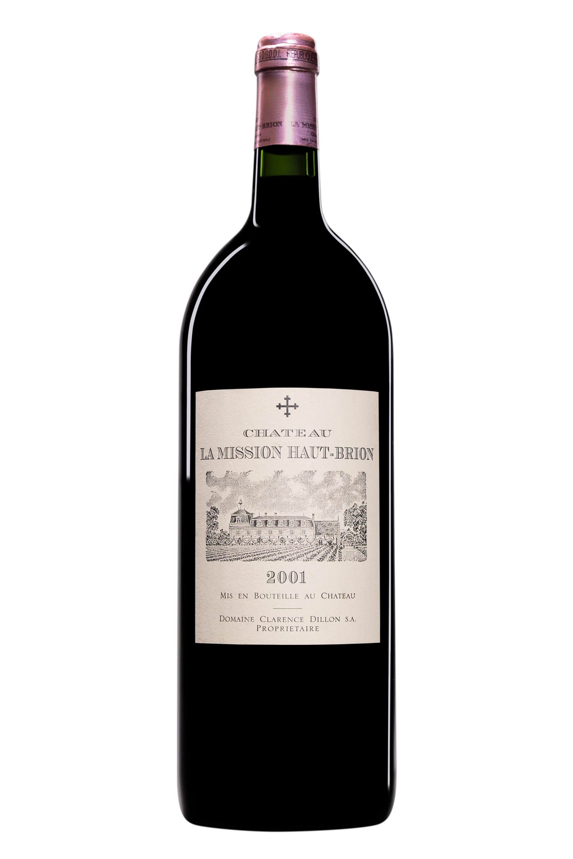 Château Mission Haut-Brion - Pessac-Léognan Grand Cru Classé de Graves "Premier Vin de Château Mission Haut-Brion" Rouge 2001 13.5°, 150cl