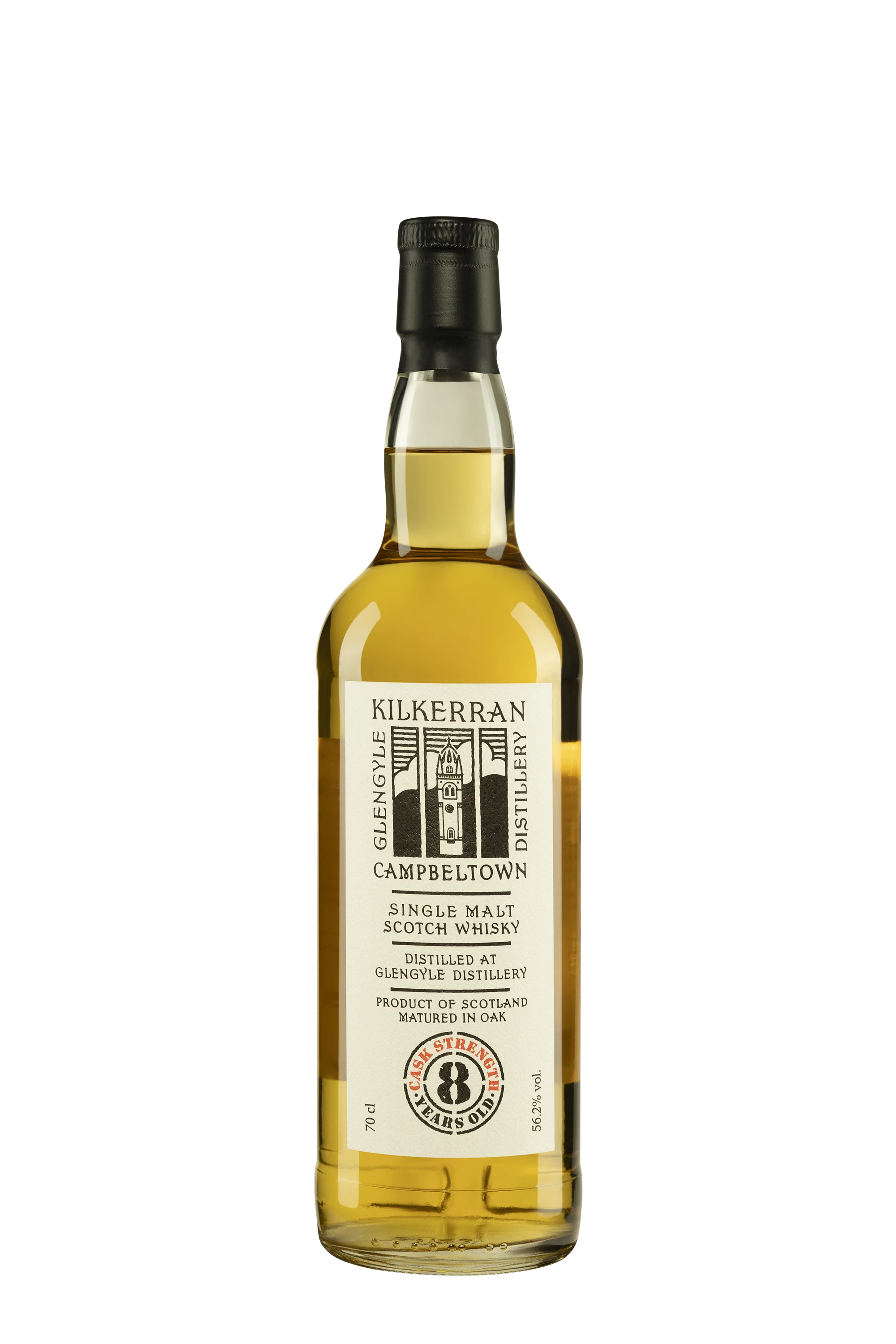 Kilkerran - Single Malt Scotch Whisky "8 Ans - Brut de Fût" 56.2° Giftbox, 70cl