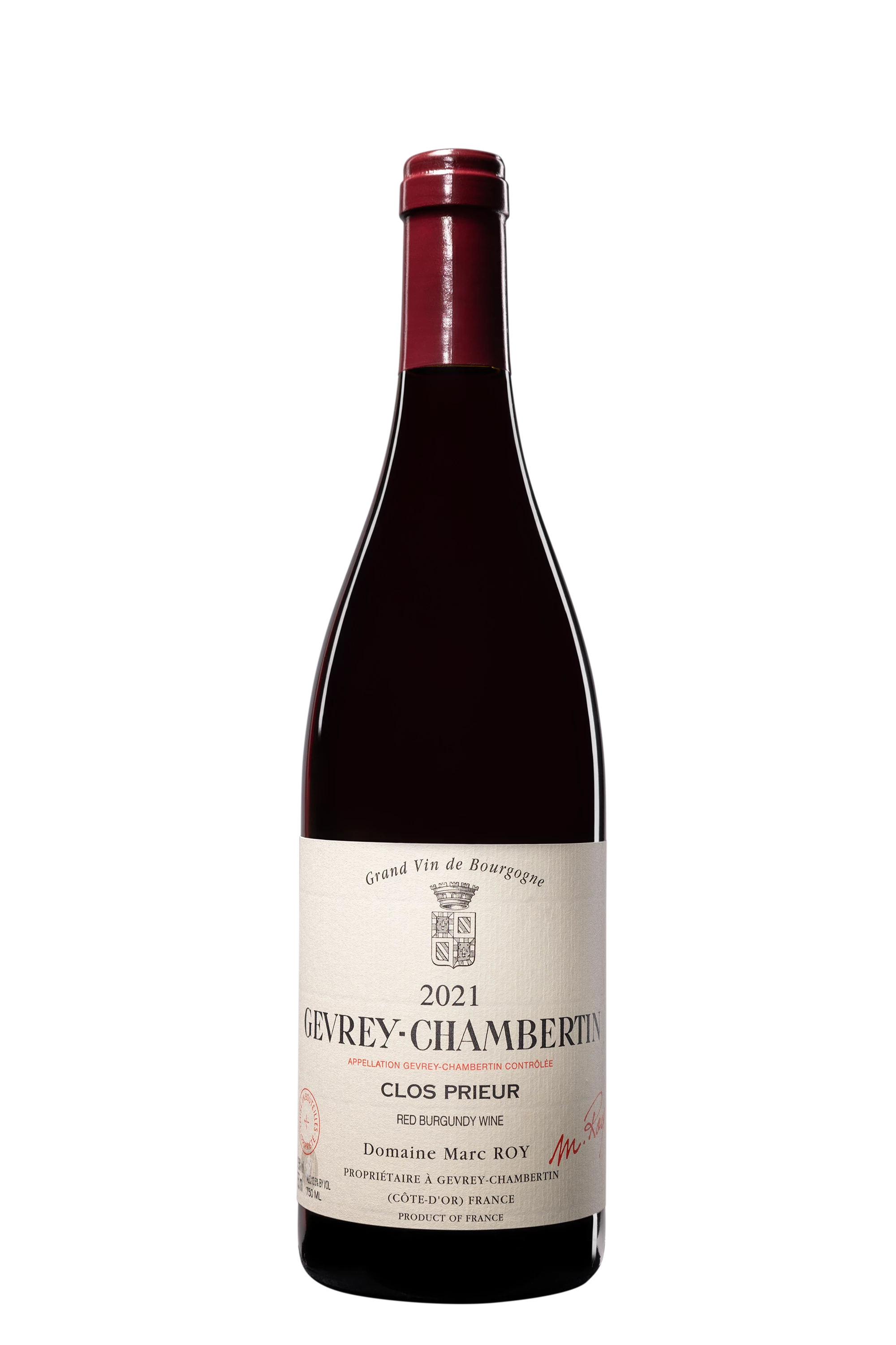 Domaine Marc Roy - Gevrey-Chambertin "Clos Prieur" Rouge 2021, 75cl