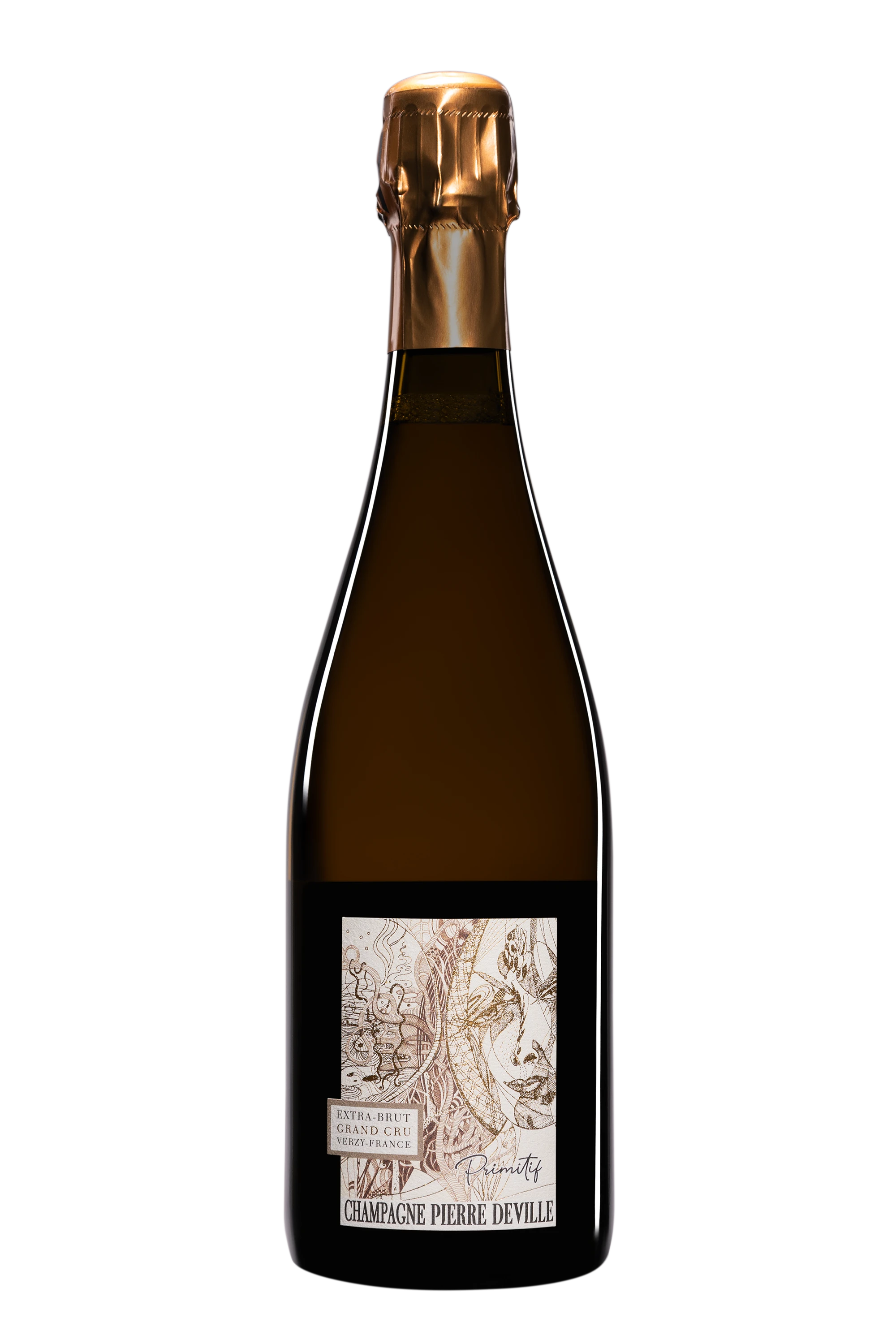 Domaine Pierre Deville - Champagne Extra-Brut Grand Cru "Primitif" Blanc Vendange 2020-2021-2022 Dégorgement 14 May. 2025 13°, 75cl