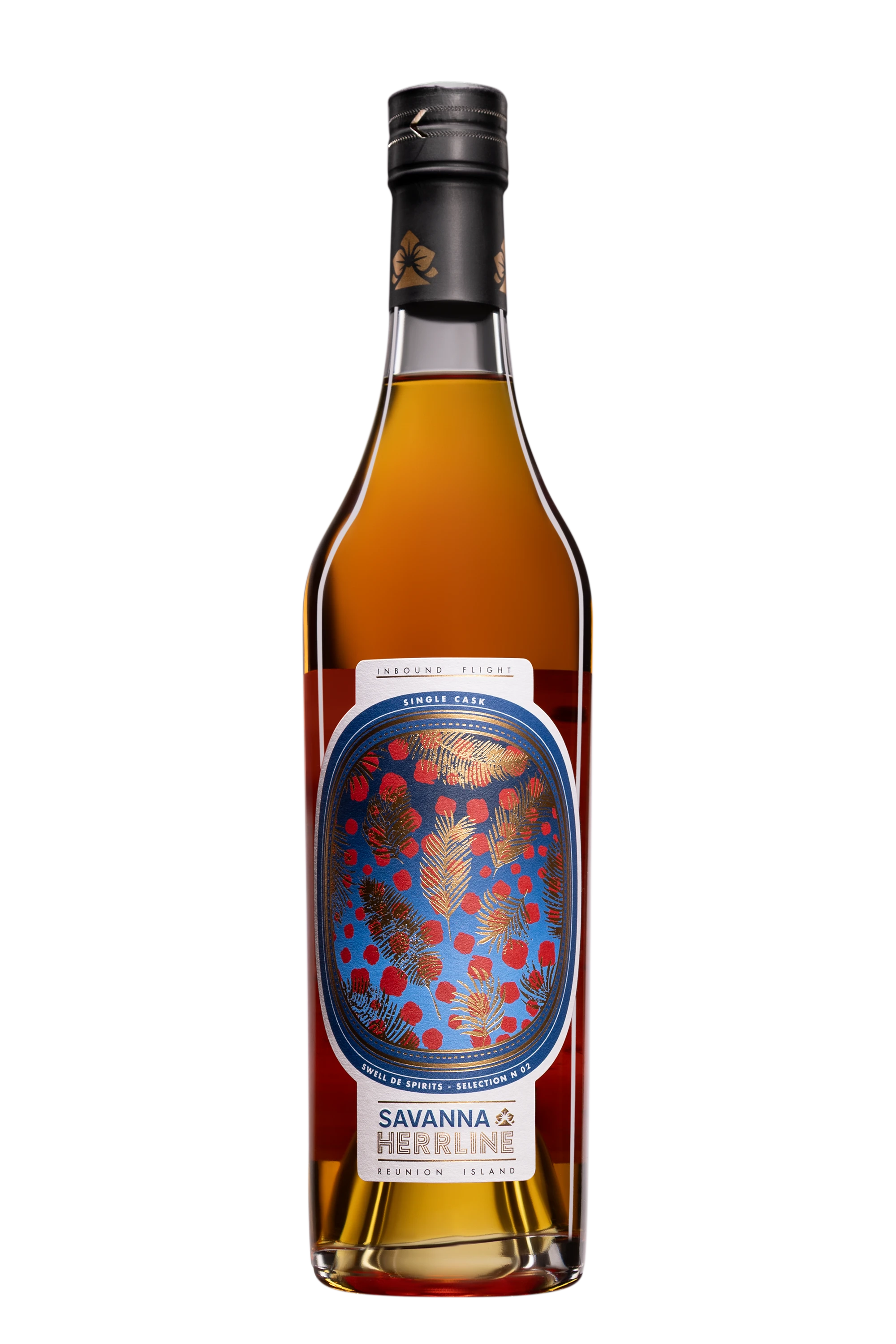 Savanna - Rhum de Mélasse de la Réunion "Herrline N°2" Brun NV 59.5° Giftbox, 50cl