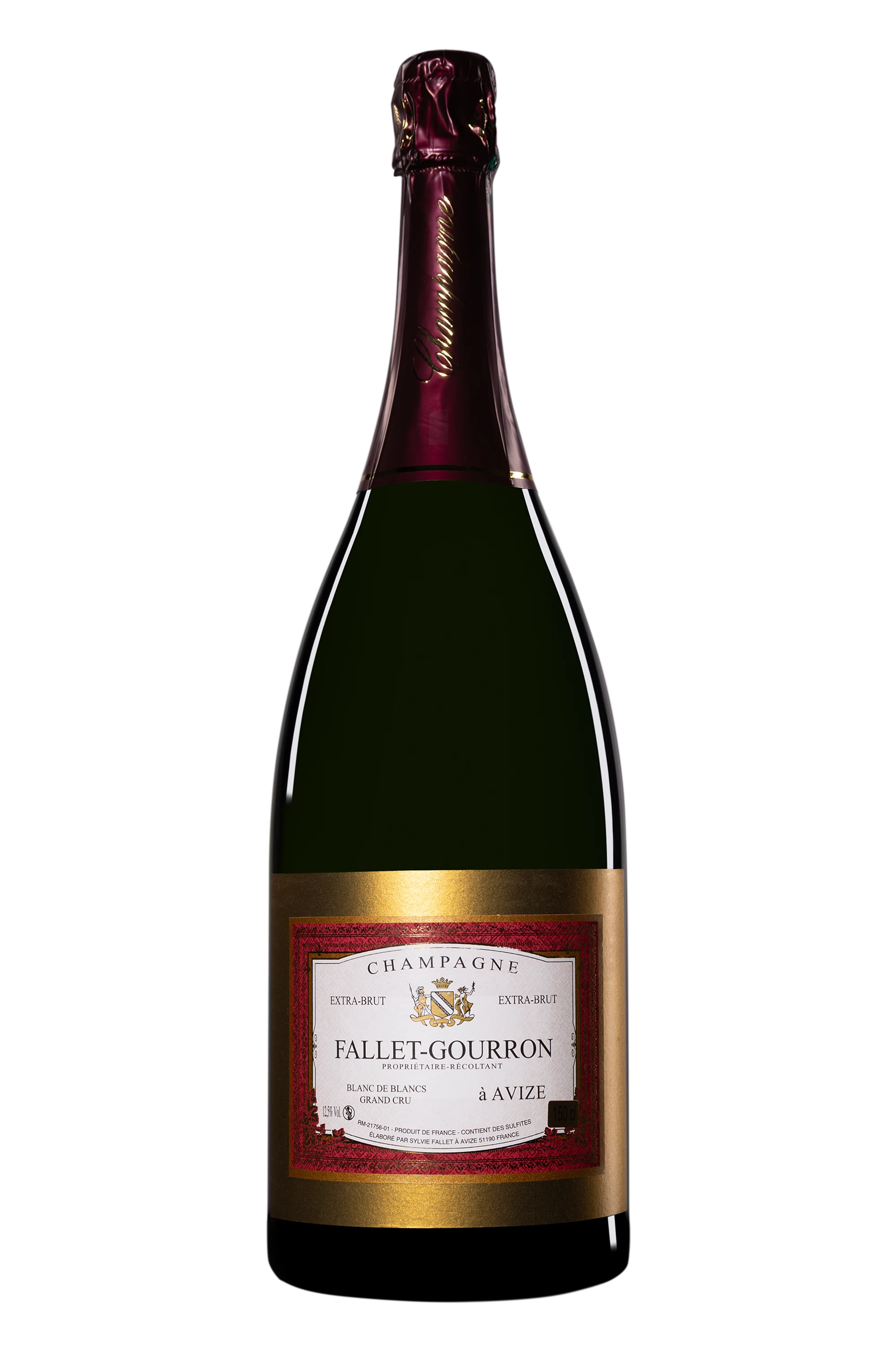 Domaine Fallet-Gourron - Champagne Extra-Brut Grand Cru Blanc de Blancs Blanc Vendange 2019 12.5°, 150cl