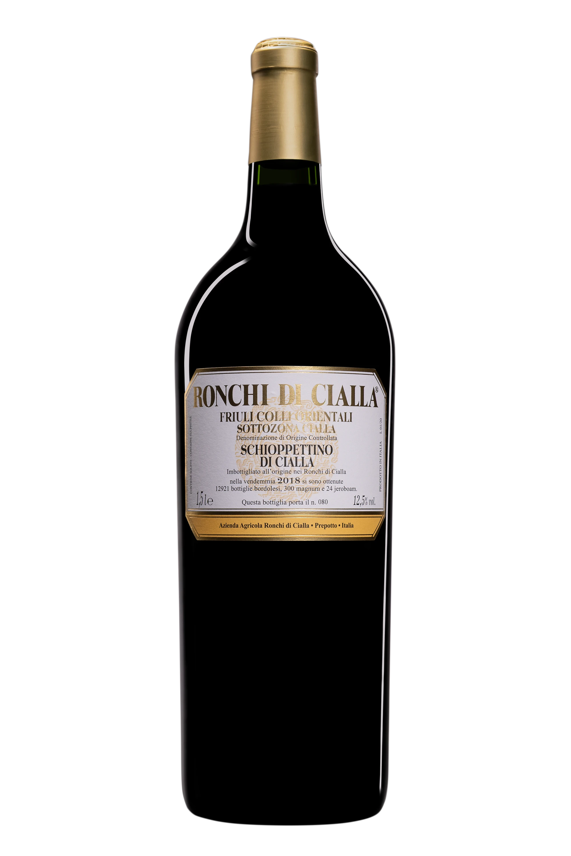 Ronchi di Cialla - Colli Orientali del Friuli "Schioppettino di Cialla" Rouge 2018 12.5°, 150cl