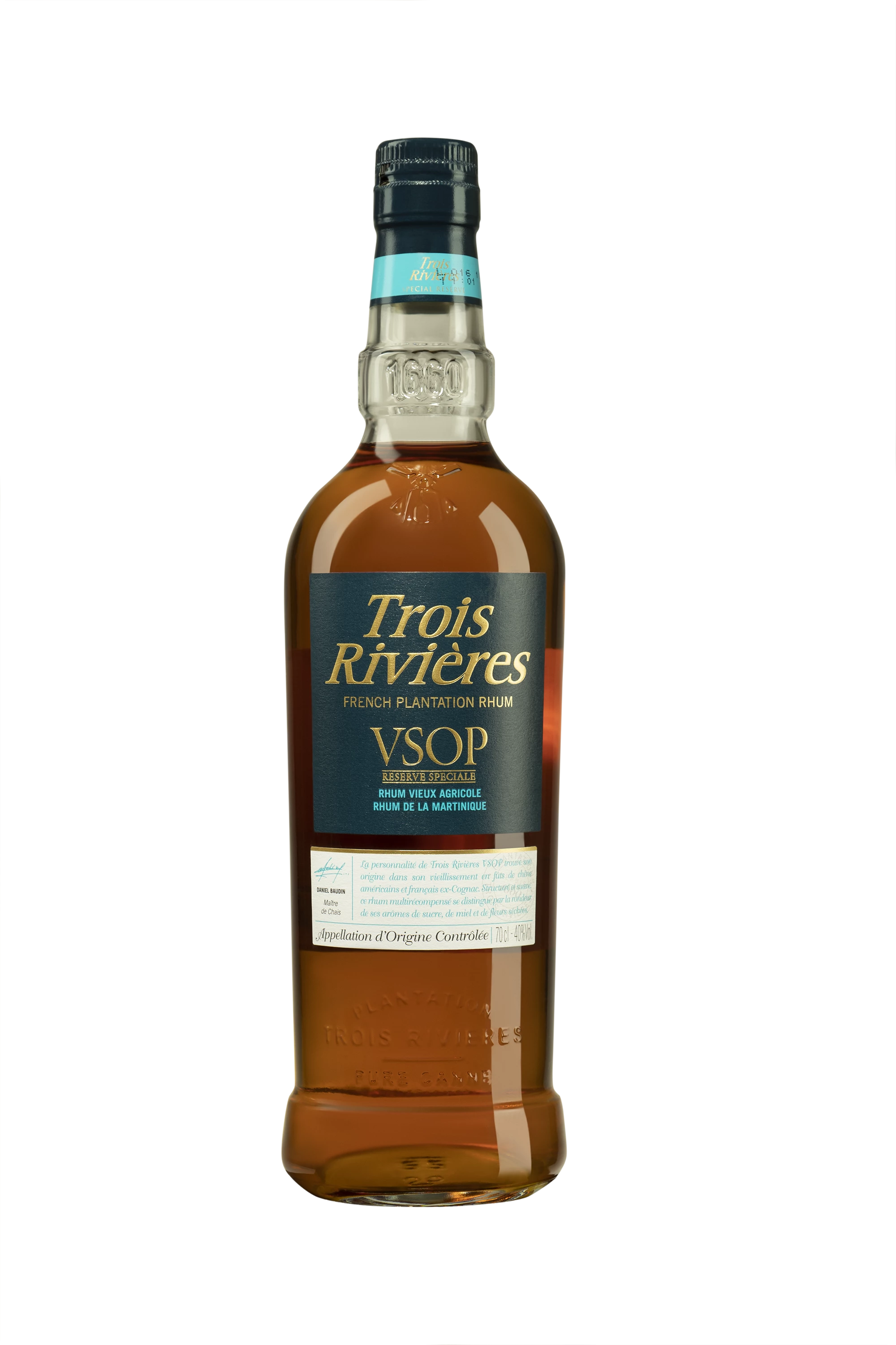 Trois Rivières - Rhum Vieux Agricole de Martinique "VSOP - Réserve Spéciale" Brun 40° Giftbox, 70cl