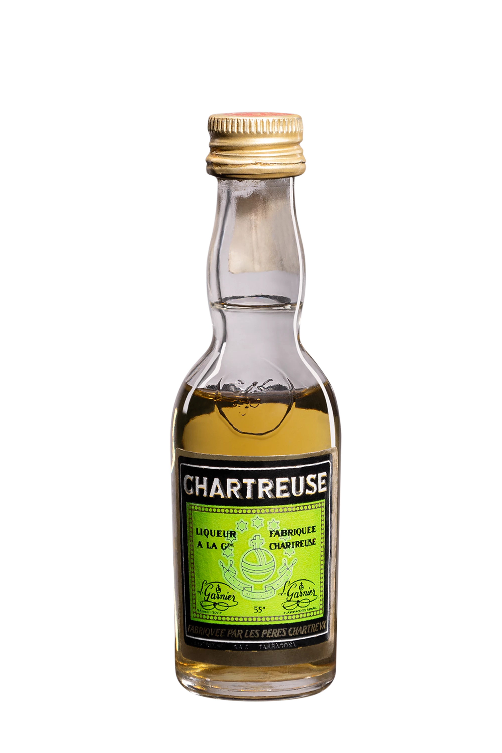 Chartreuse - Liqueur Jaune "Tarragone" Verte 55°, 4cl