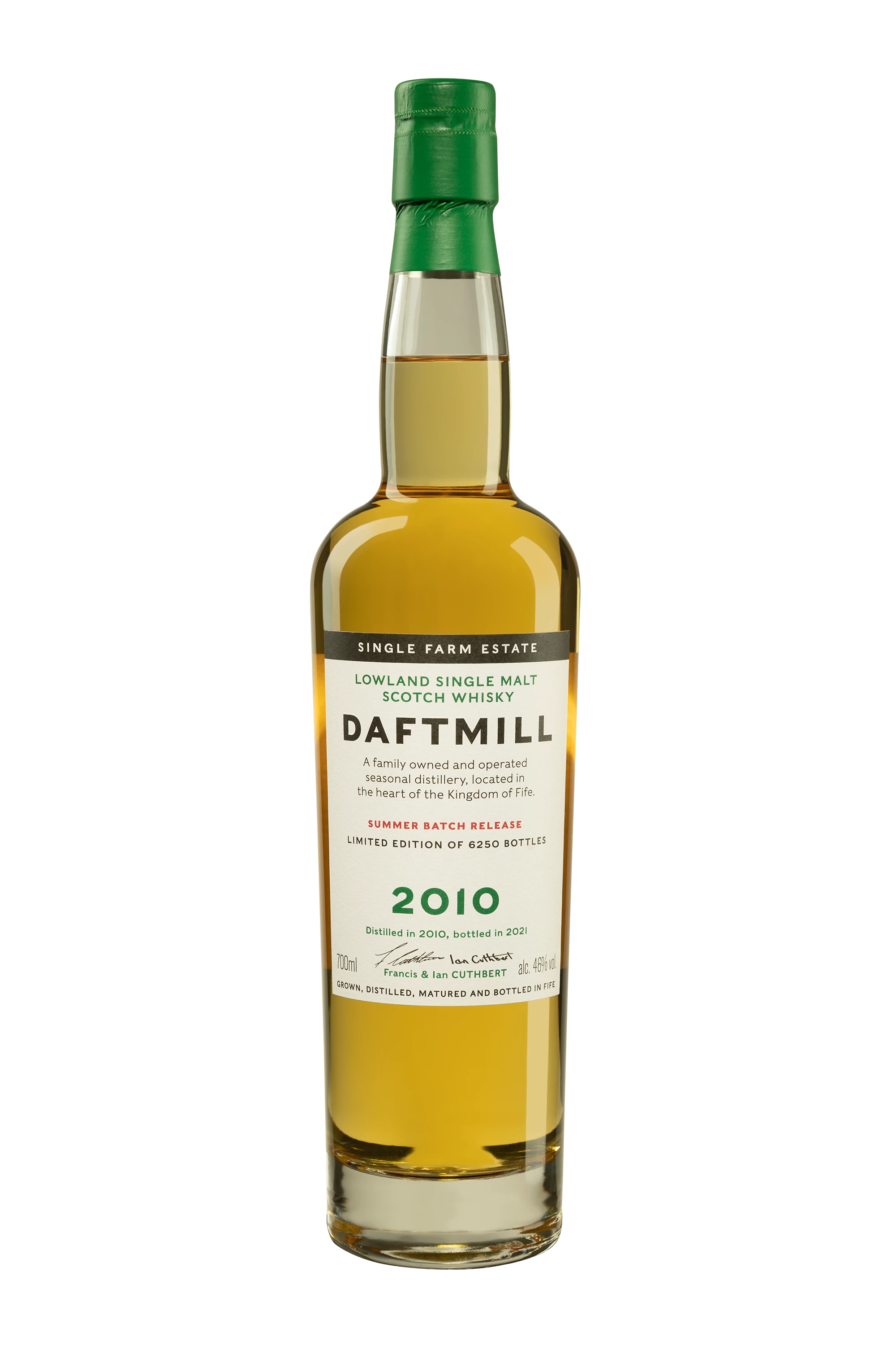 Daftmill - Single Malt Scotch Whisky "Summer Batch Release" 2010 46°, 70cl