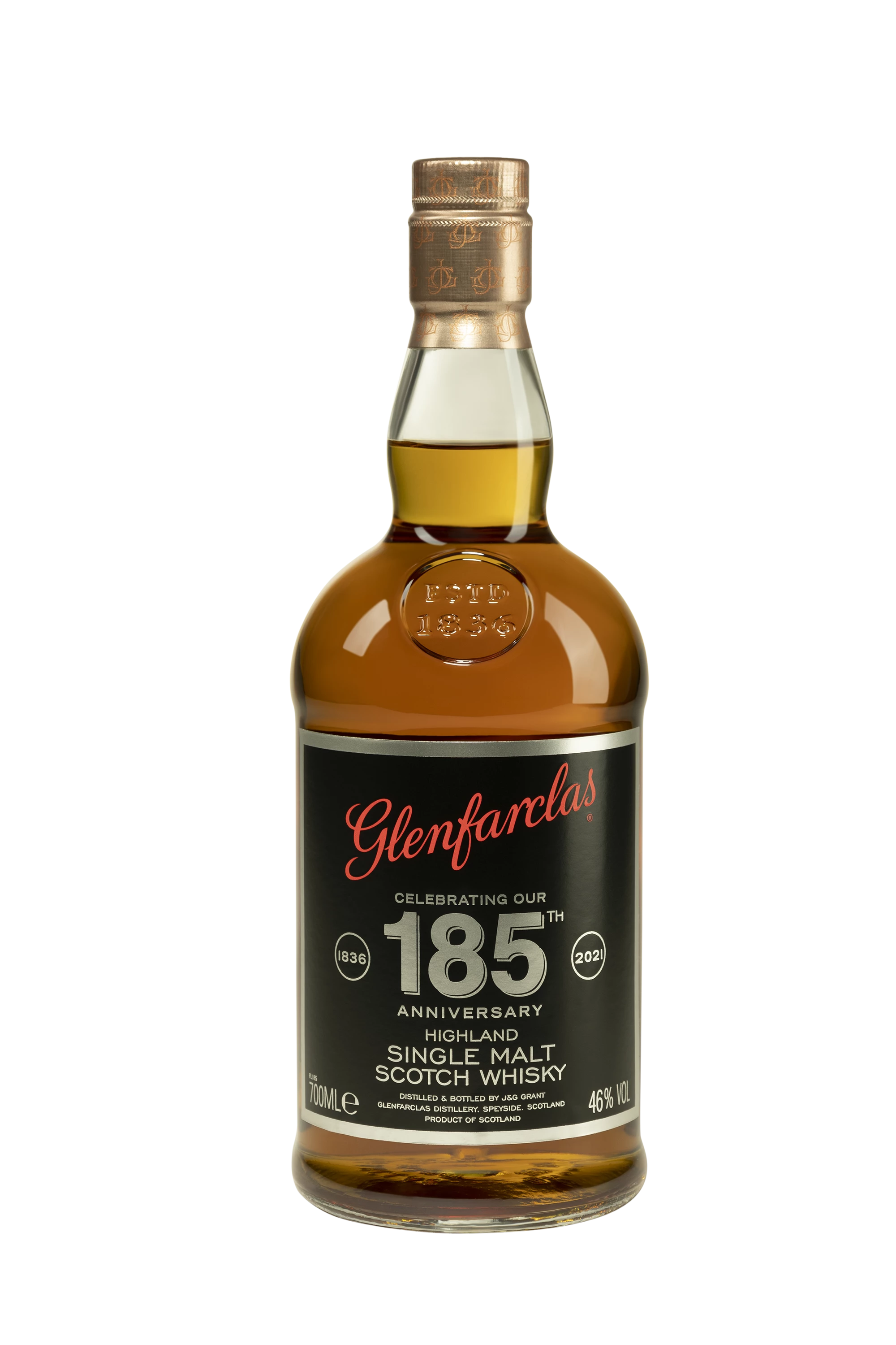 Glenfarclas - Single Malt Scotch Whisky "185th Anniversary" 46° Giftbox, 70cl