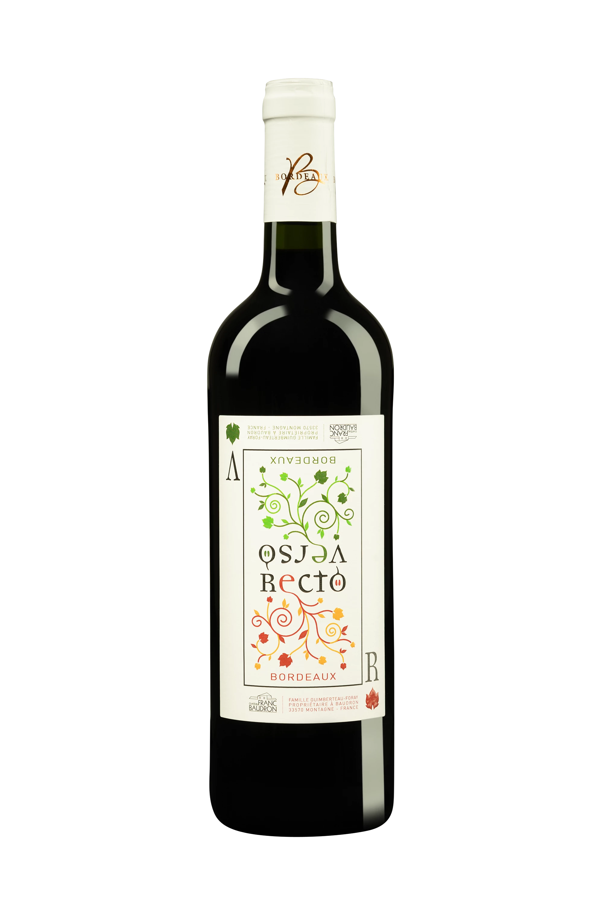 Château Franc-Baudron - Bordeaux "Recto" Rouge 2019, 75cl