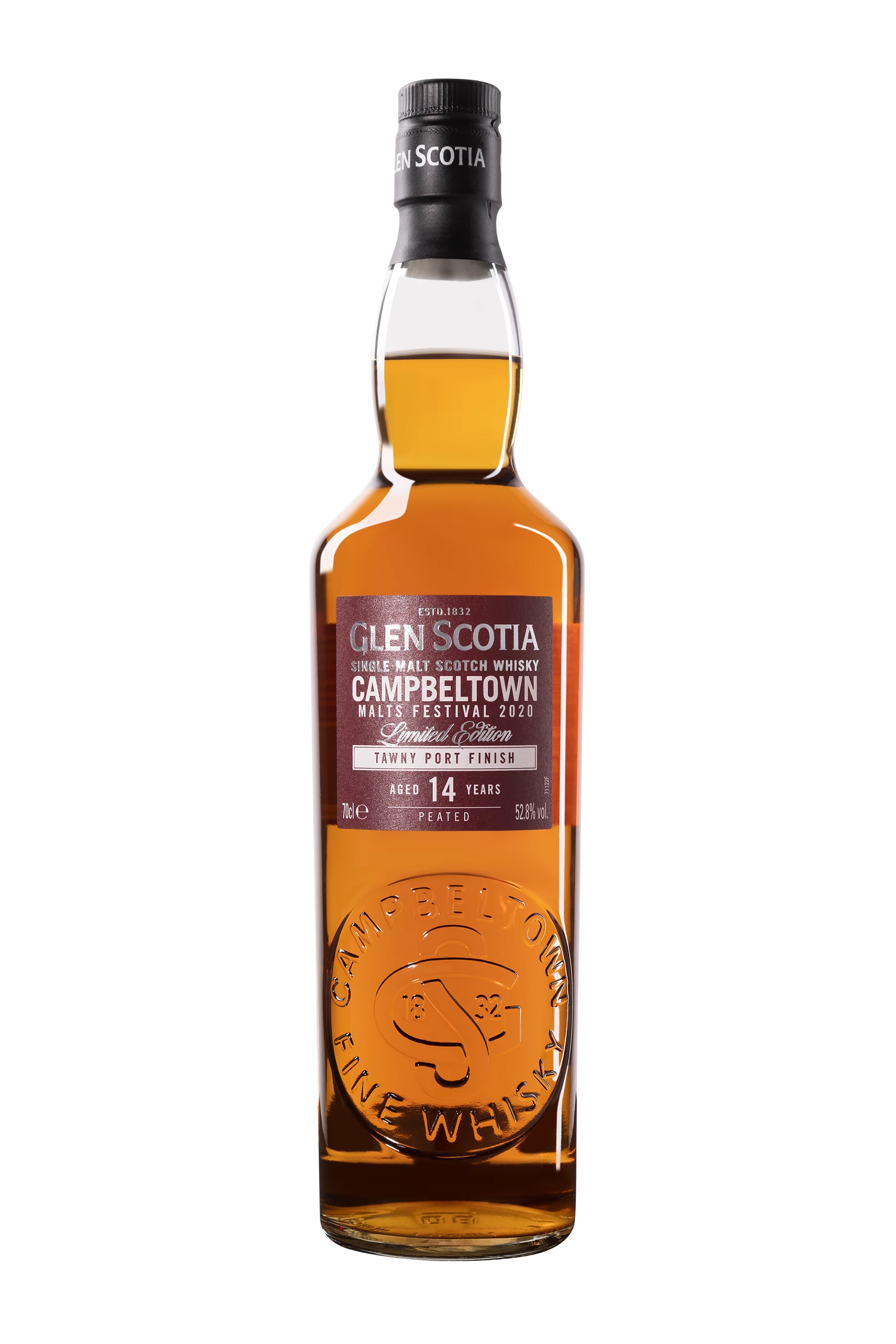 Glen Scotia - Single Malt Scotch Whisky "14 Ans - Peated Tawny Port Finish - Campbeltown Festival 2020" 52.8° Giftbox, 70cl