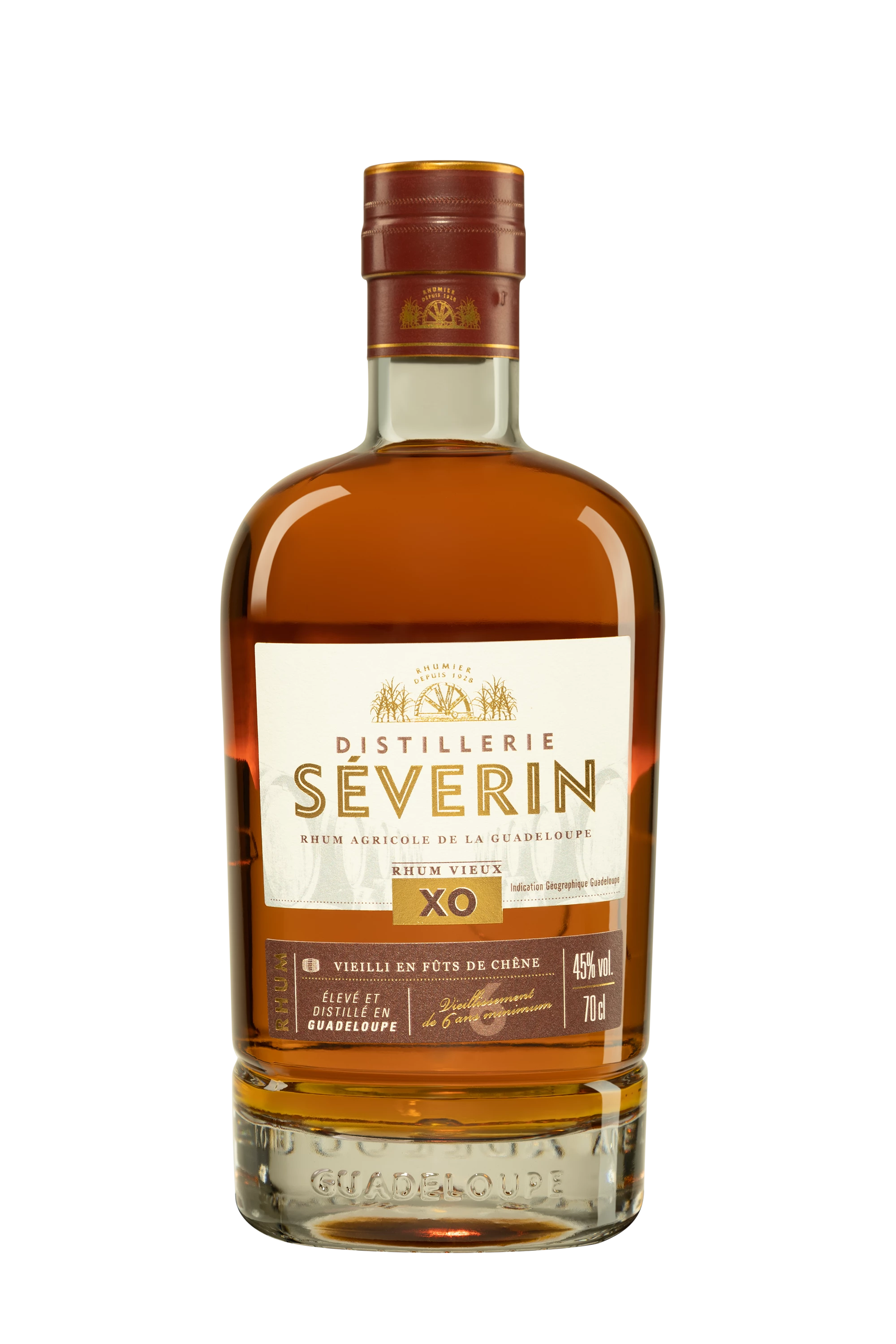 Séverin - Rhum Vieux Agricole de Guadeloupe "XO" Brun 45°, 70cl