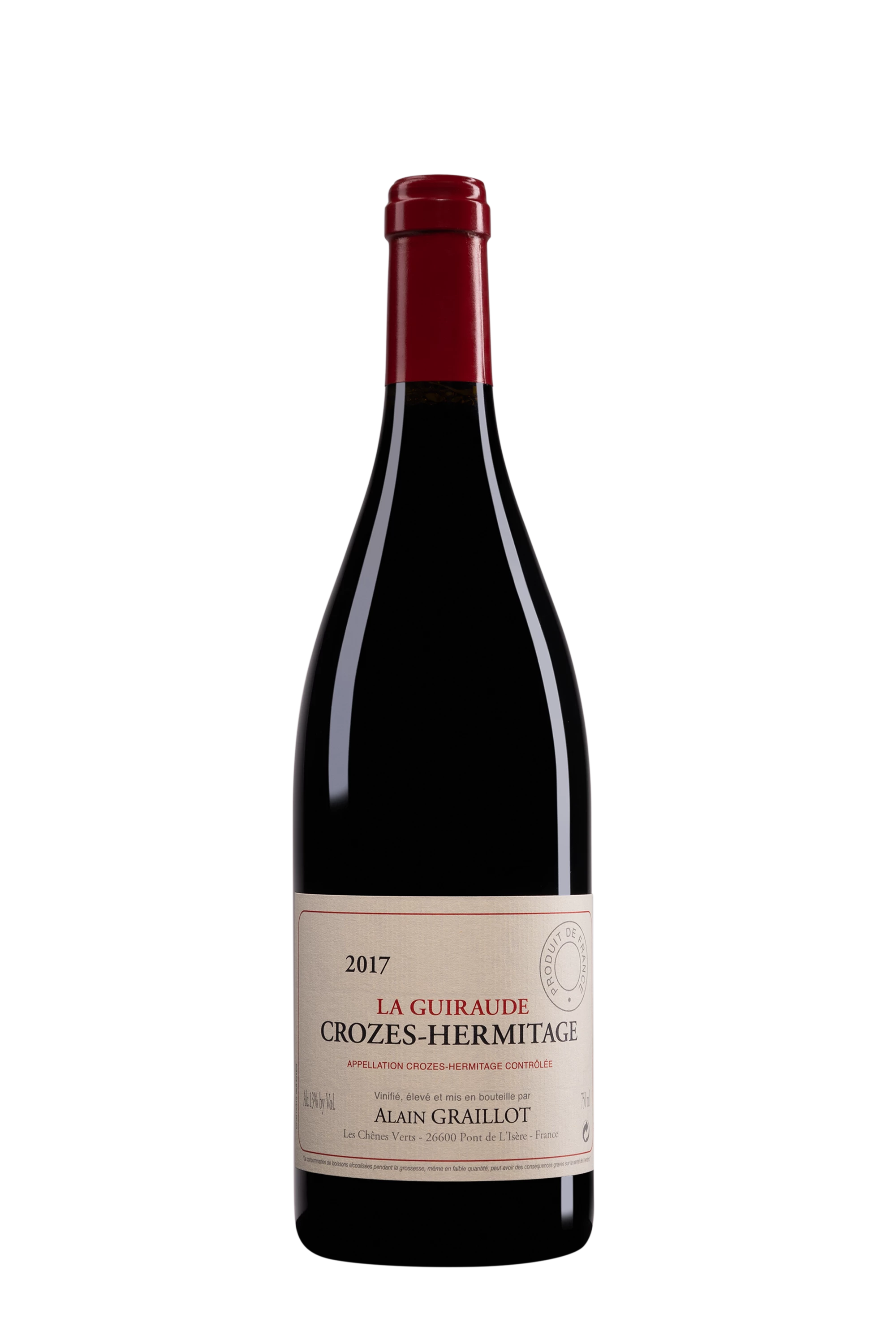 Domaine Alain Graillot - Crozes-Hermitage "La Guiraude" Rouge 2017 13°, 75cl