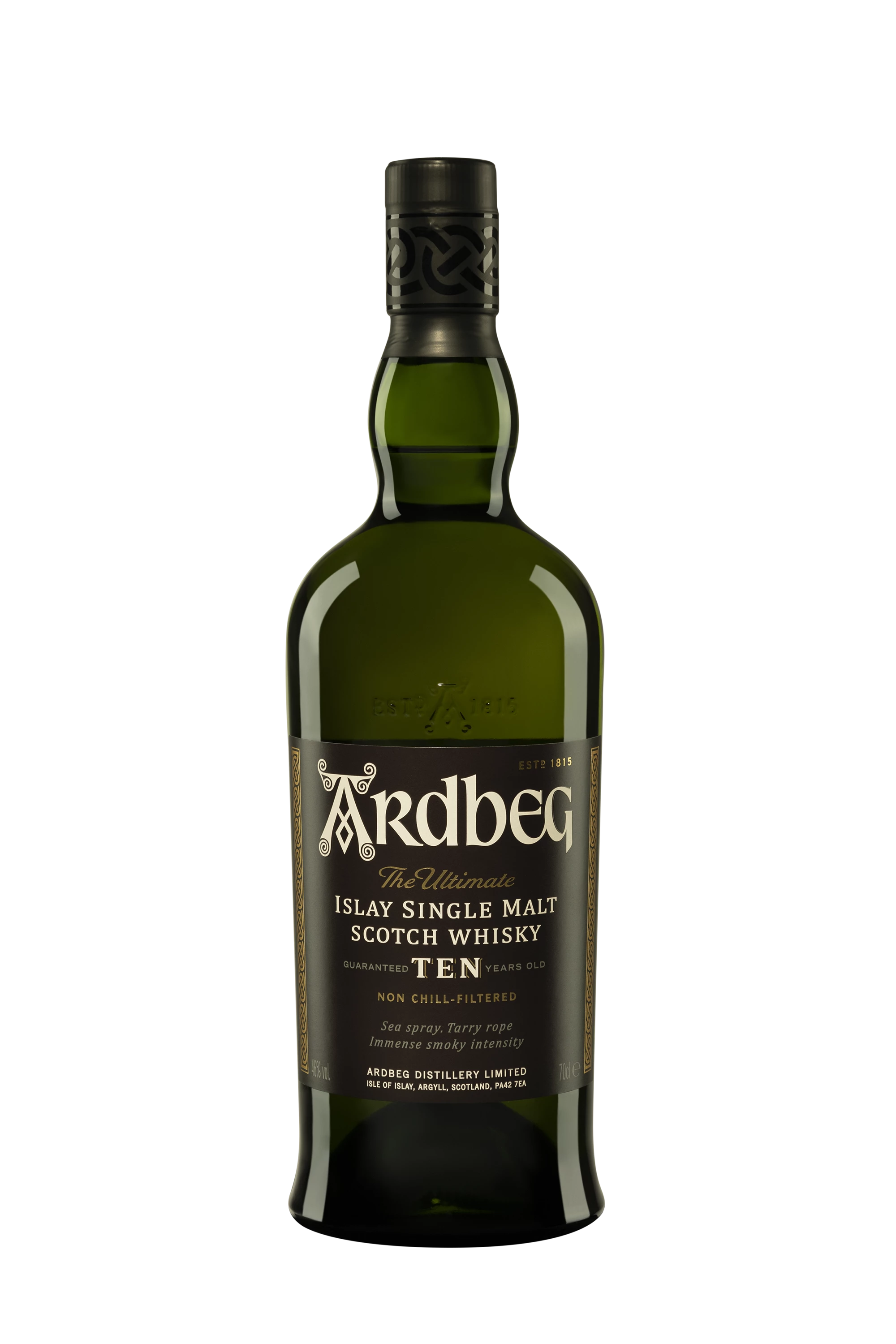 Ardbeg - Single Malt Scotch Whisky "10 Ans" 46° Giftbox, 70cl
