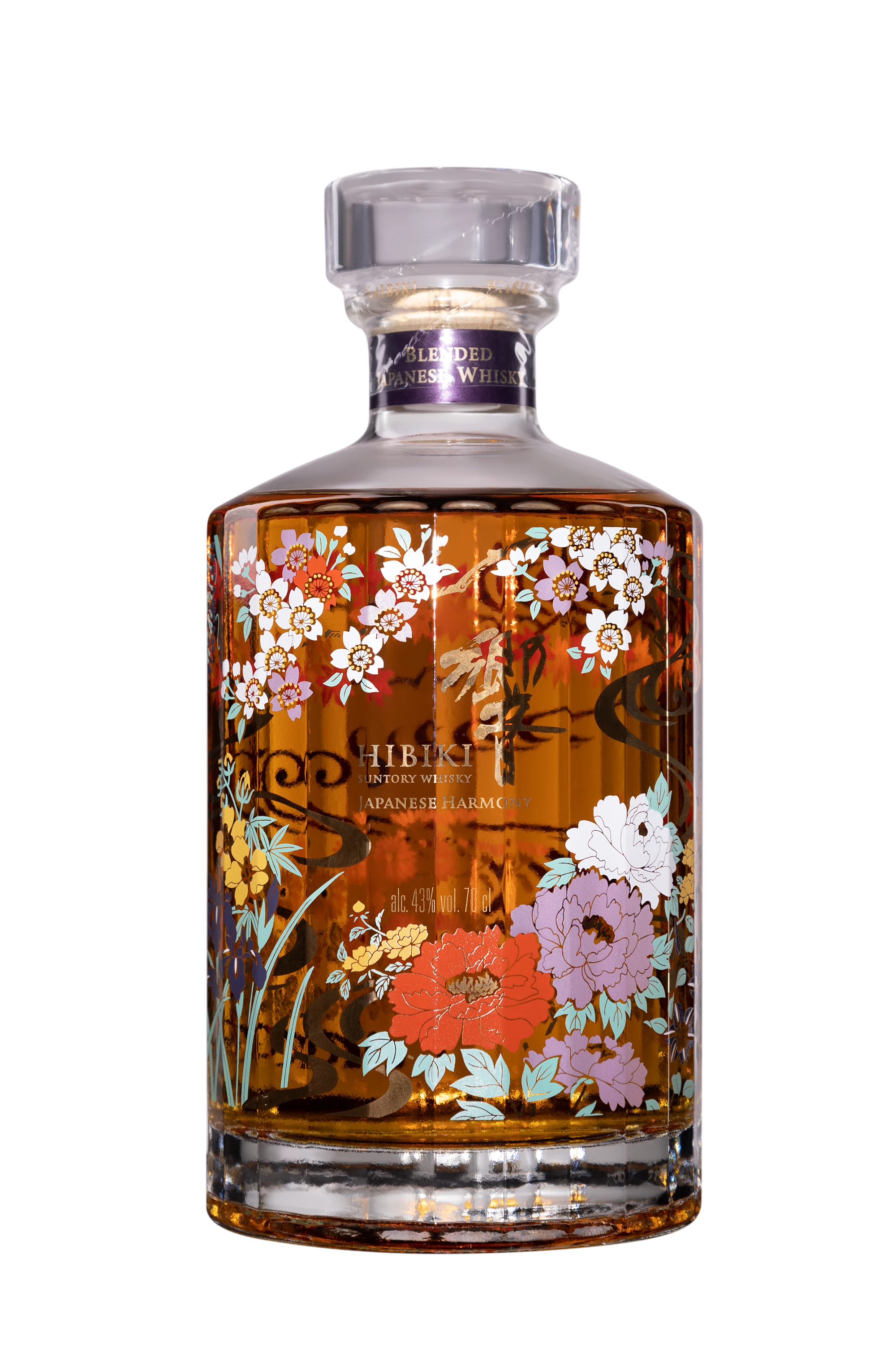 Hibiki - Blended Malt Japanese Whisky "Japanese Harmony - Ryusui Hyakka - Limited Edition Design 2021" 43° Giftbox , 70cl