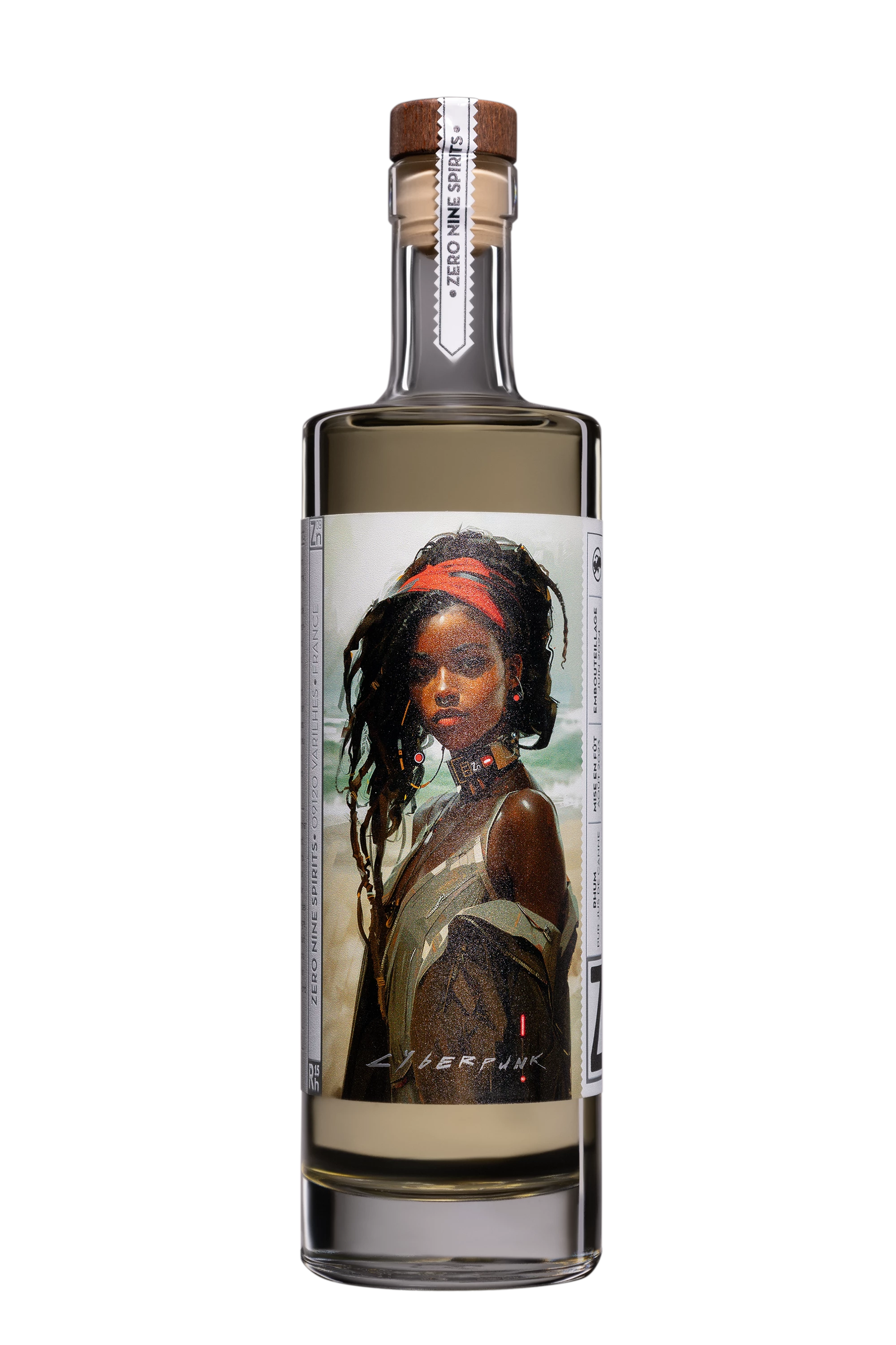 Zero Nine Spirits - Rhum Agricole de Guadeloupe "Bielle - Série Cyberpunk" Blanc 50.1°, 50cl