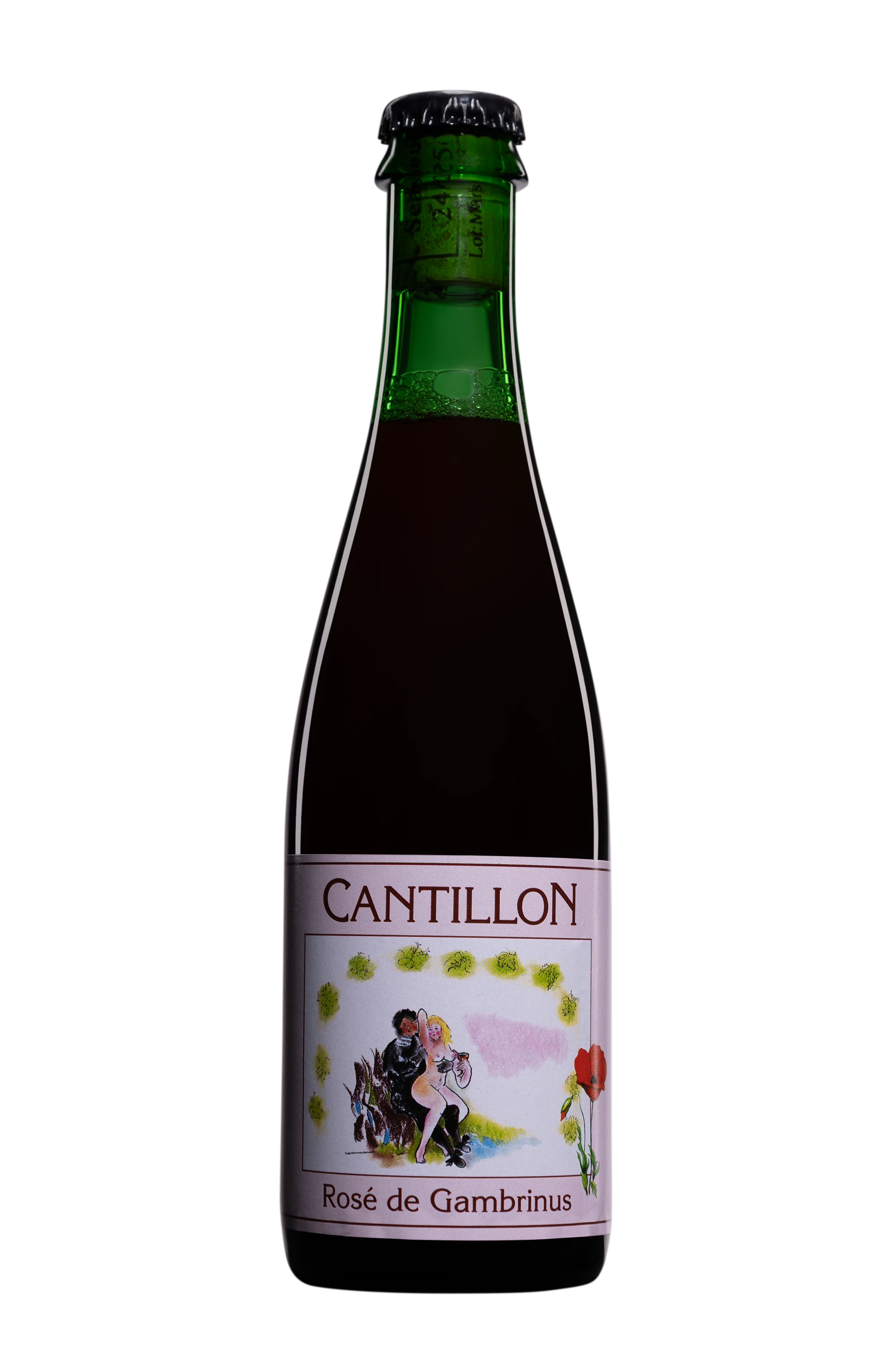 Brasserie Cantillon - Bière de Belgique "Rosé de Gambrinus" 5°, 37.5cl
